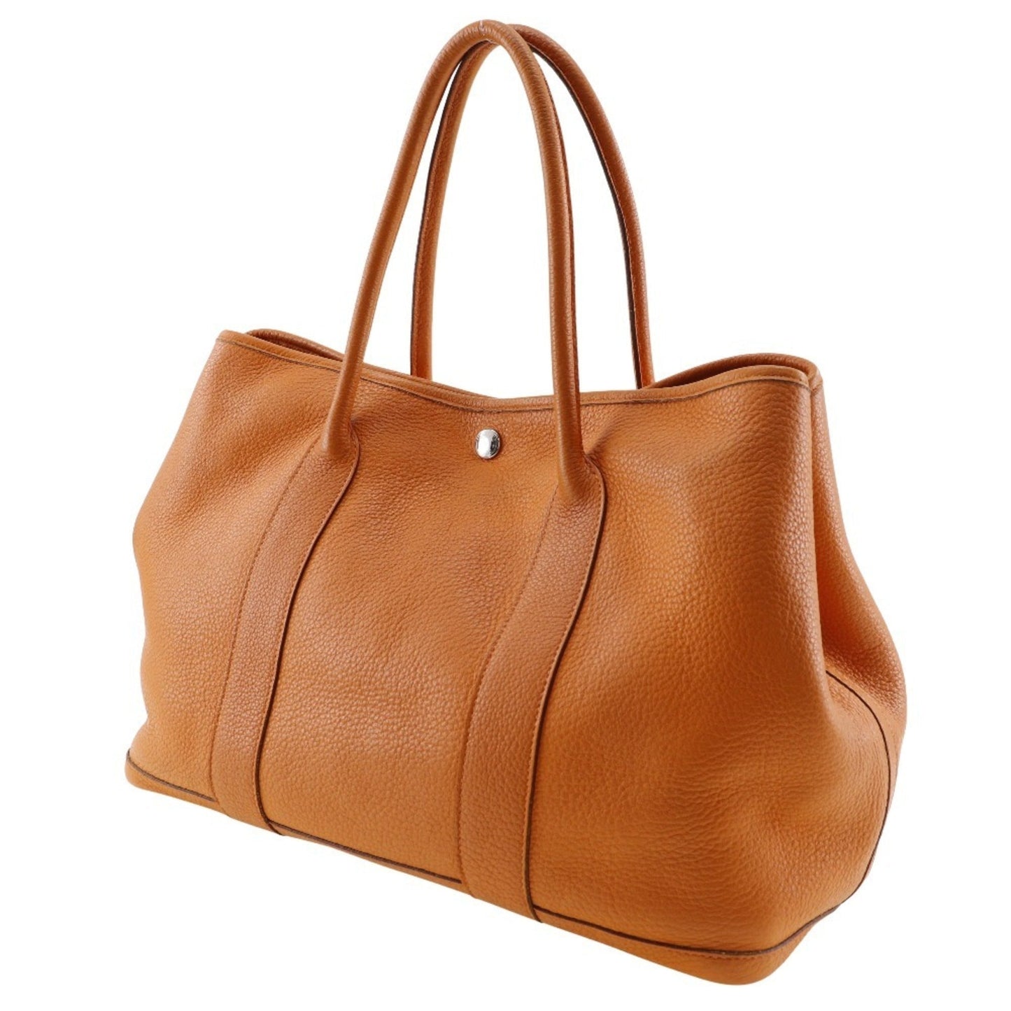 Hermes Orange Fjord Leather Tote Bag ( )