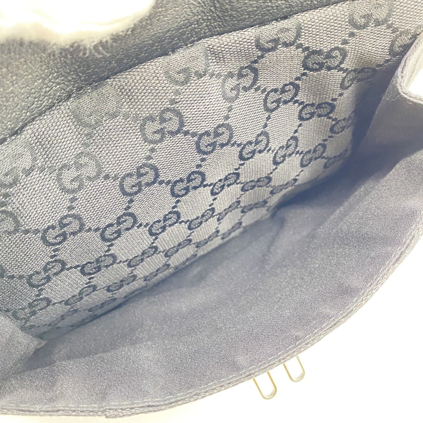 Gucci Gg Canvas Black Gg Canvas Shoulder Bag ( )