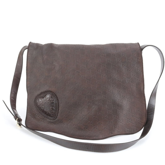 Gucci Brown Leather Shoulder Bag ( )