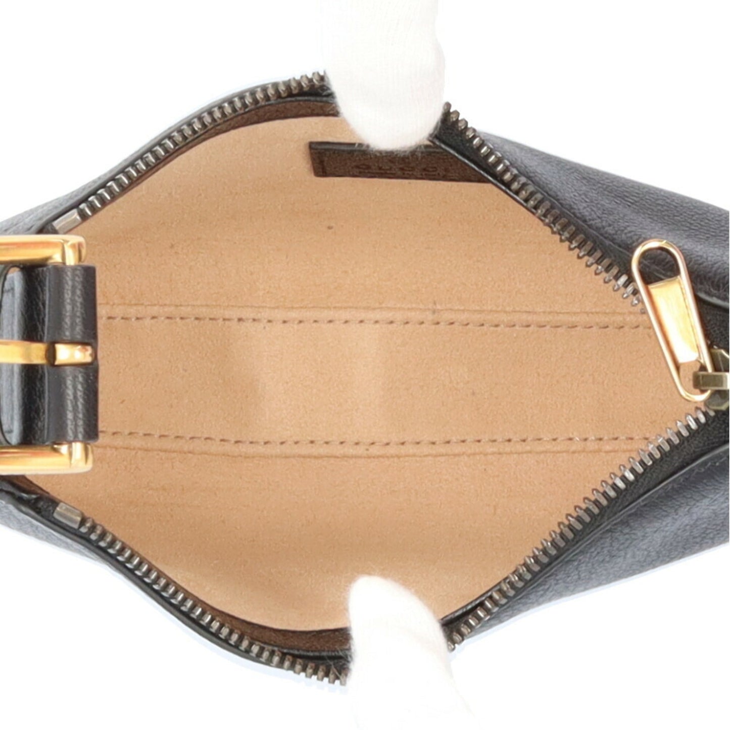 Gucci Black Leather Handbag ( )