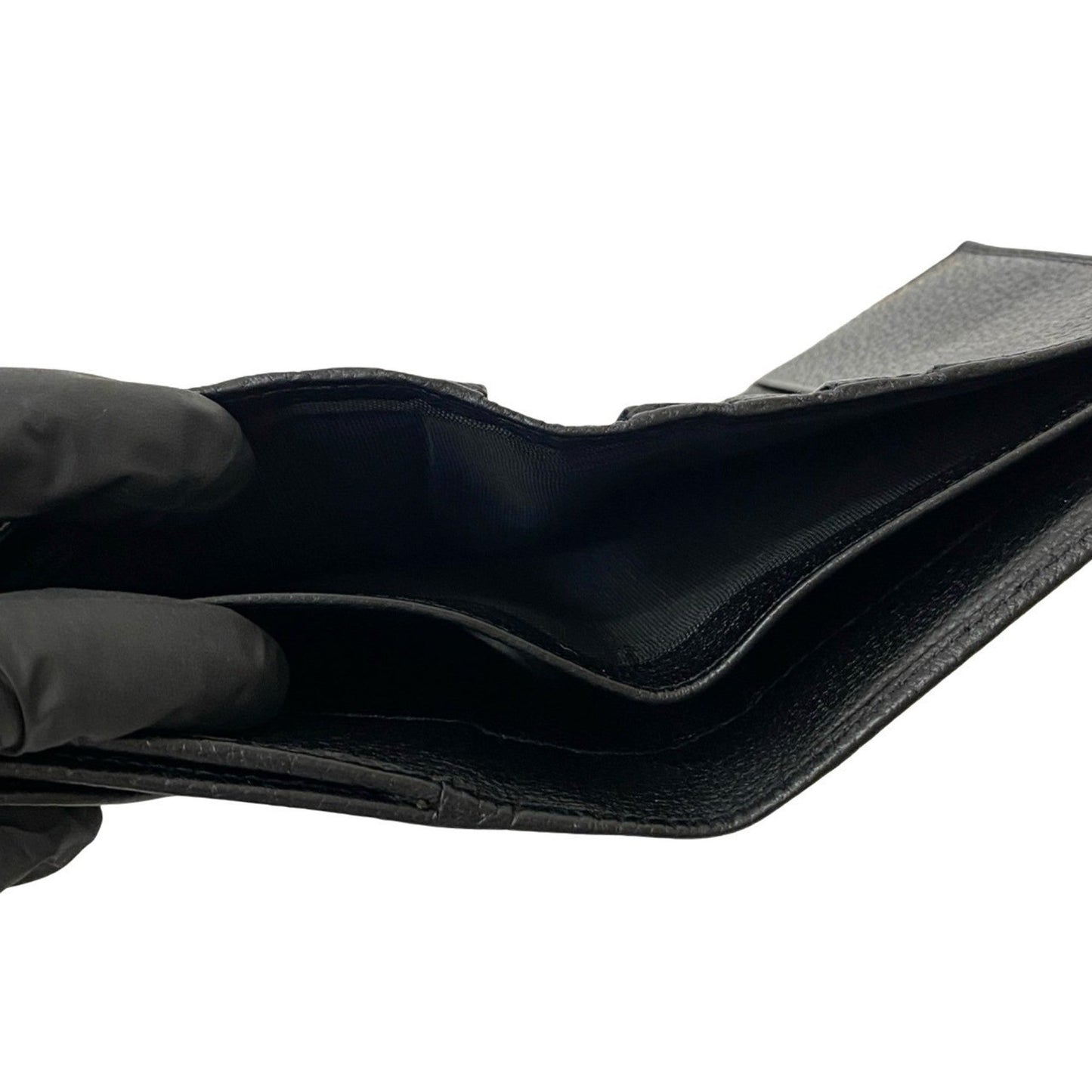 Gucci Black Leather Wallet (Bi-Fold) ( )