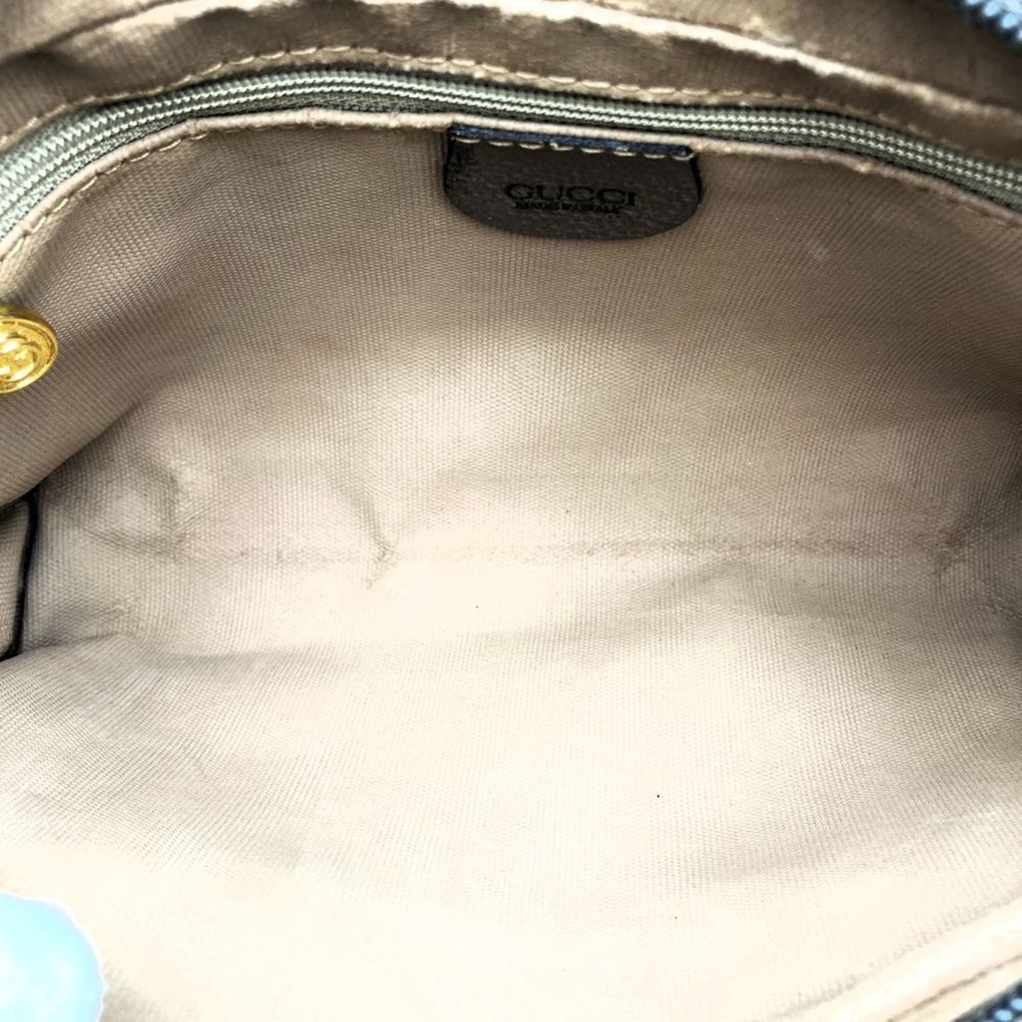 Gucci Brown Gg Supreme Pvc Pouch ( )