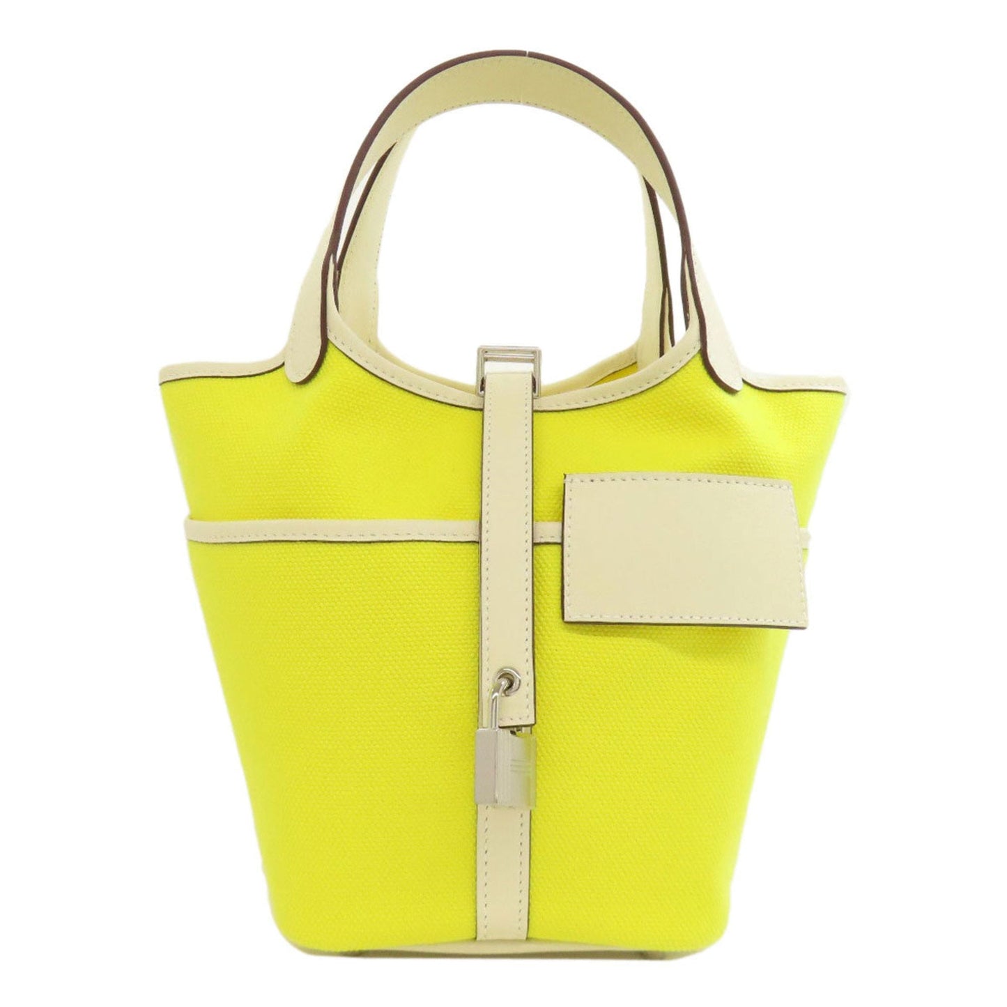 Hermes Picotin Yellow Canvas Handbag ( )