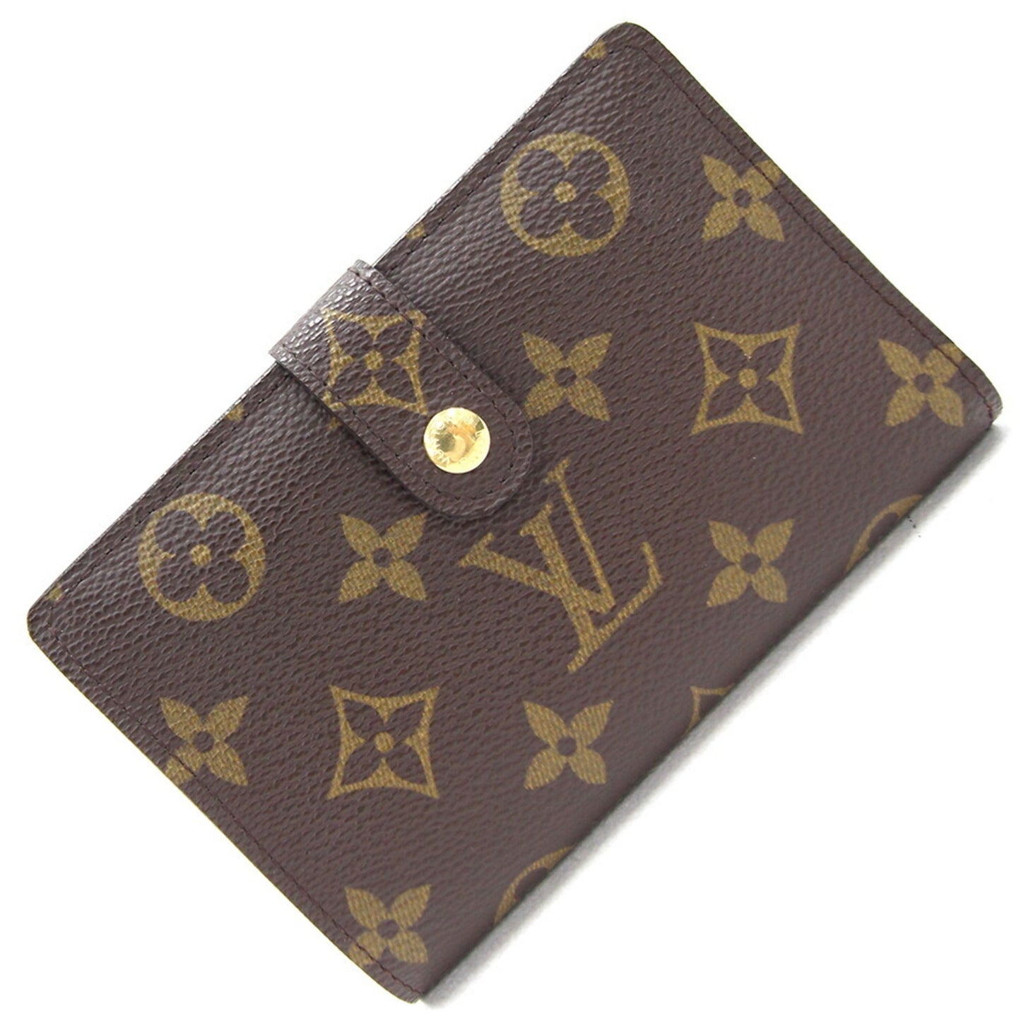 LOUIS VUITTON Bifold Wallet Monogram Porte Monet Bier Viennois M61663 Women's