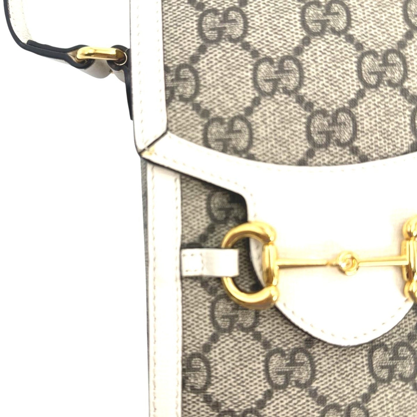 Gucci Beige Gg Canvas Shoulder Bag ( )