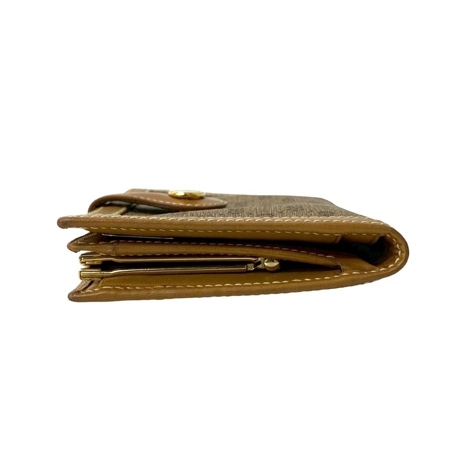 Gucci Brown Leather Pvc Wallet (Bi-Fold) ( )