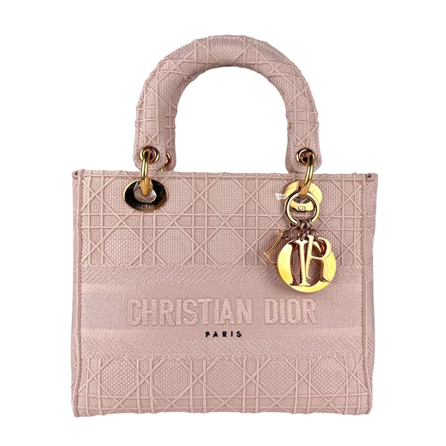 Christian Dior Pink Canvas Handbag Shoulder Bag ()