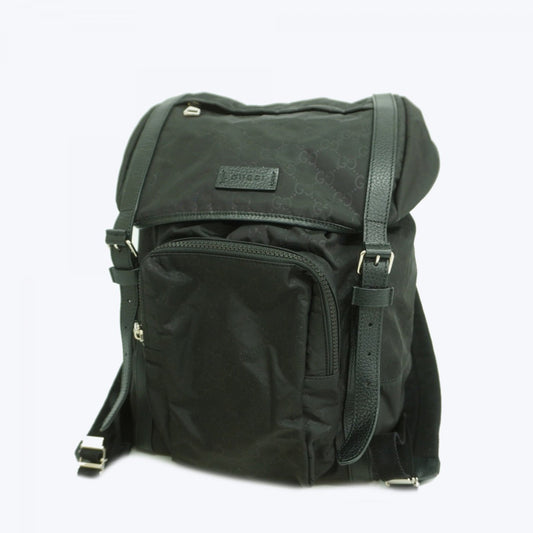 Gucci Black Nylon Backpack ( )