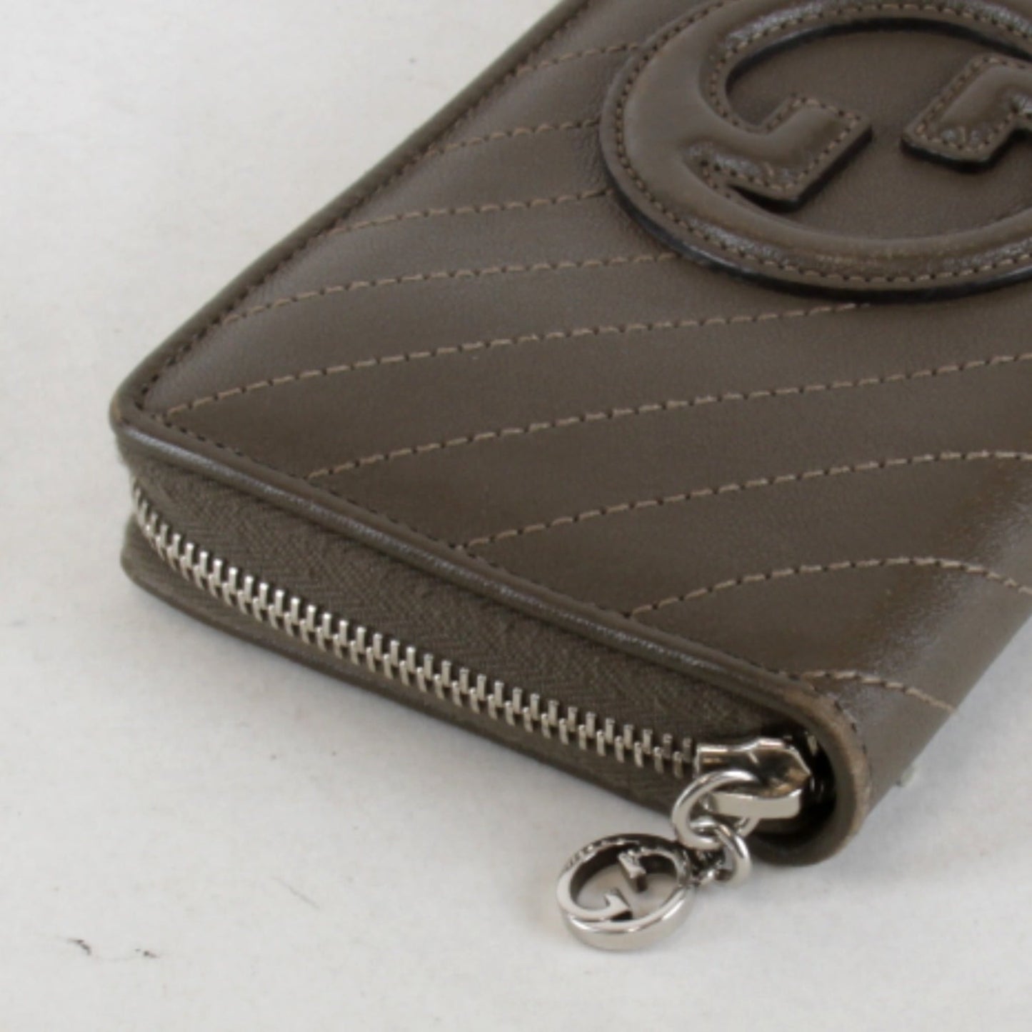 Gucci Brown Leather Long Wallet (Bi-Fold) ( )
