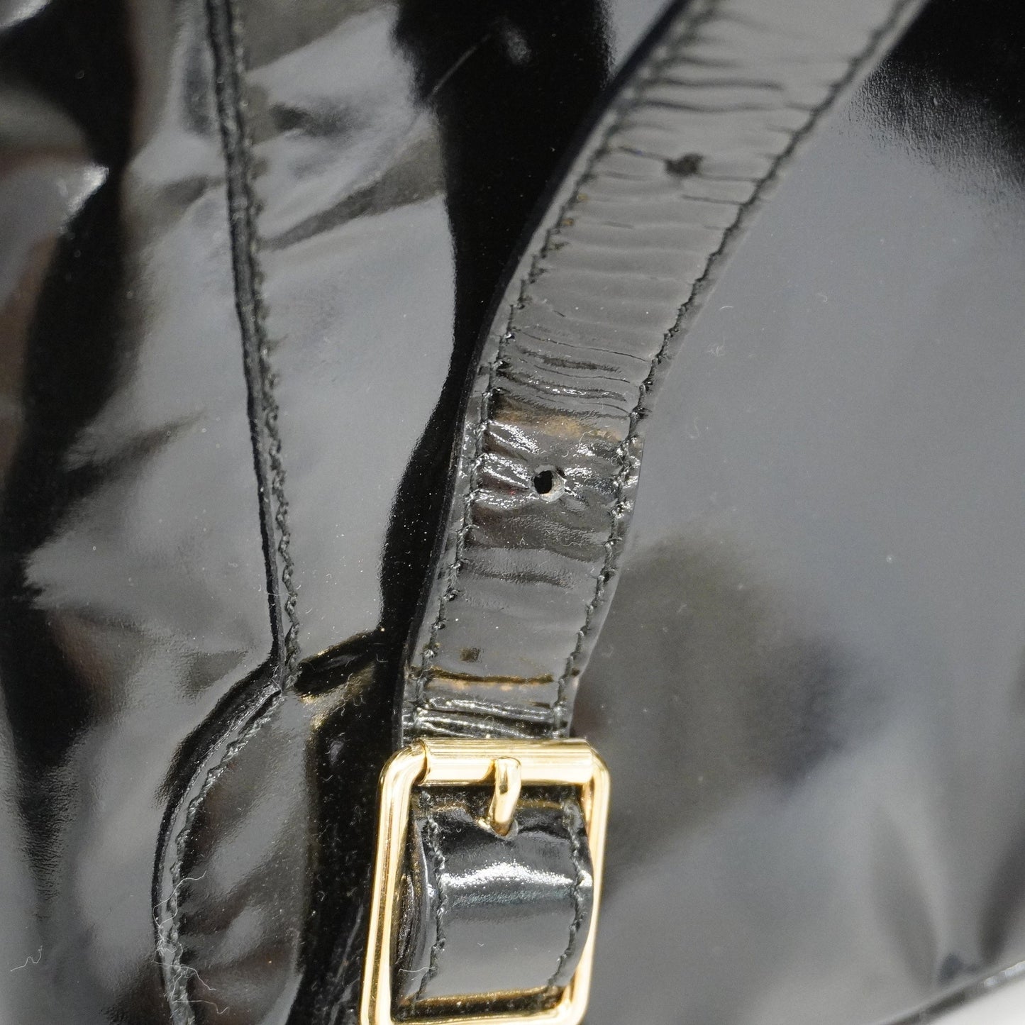 GUCCI Auth  Bamboo Rucksack 003 1998 0030 Women's Leather Backpack Black