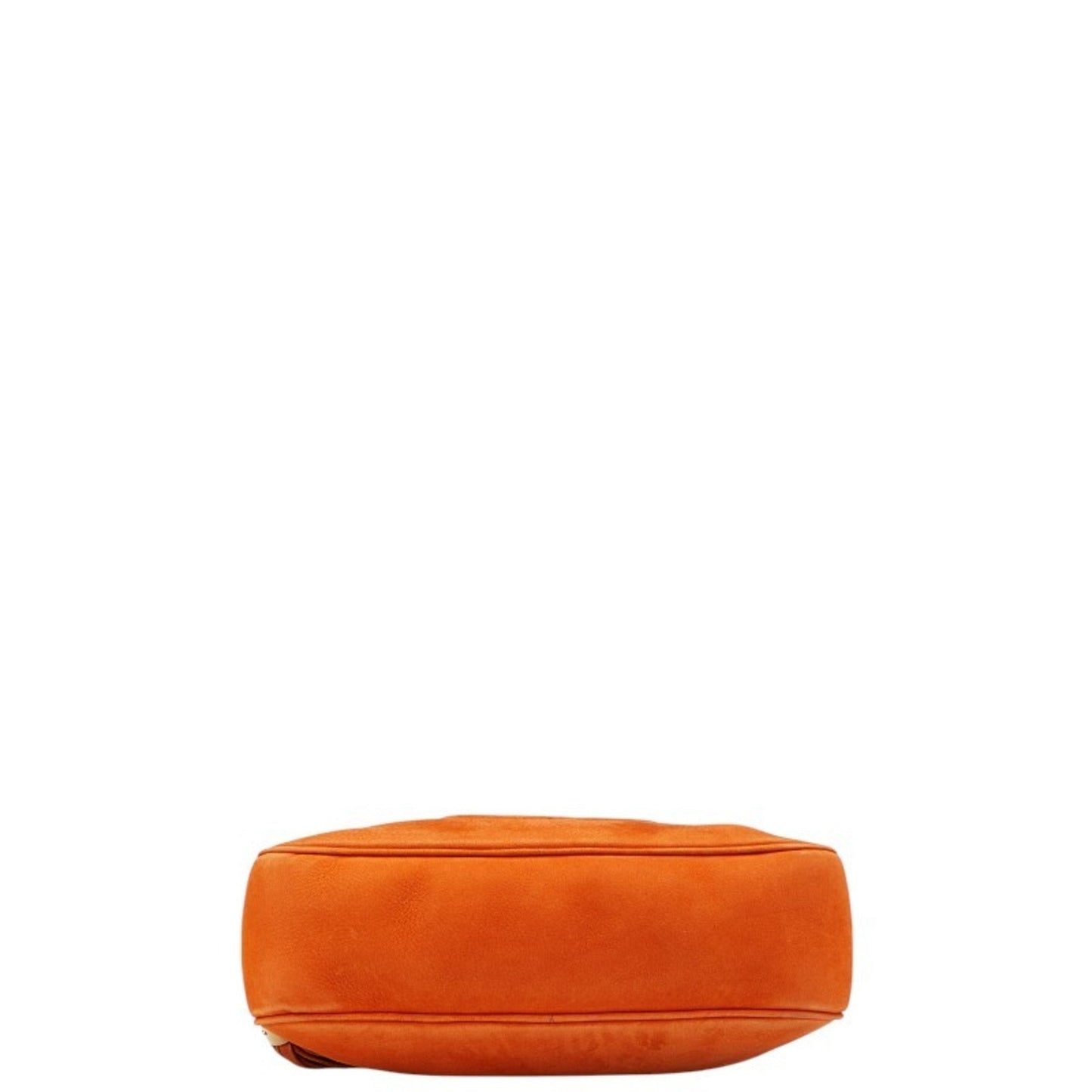 Gucci Brown Orange Leather Shoulder Bag ( )