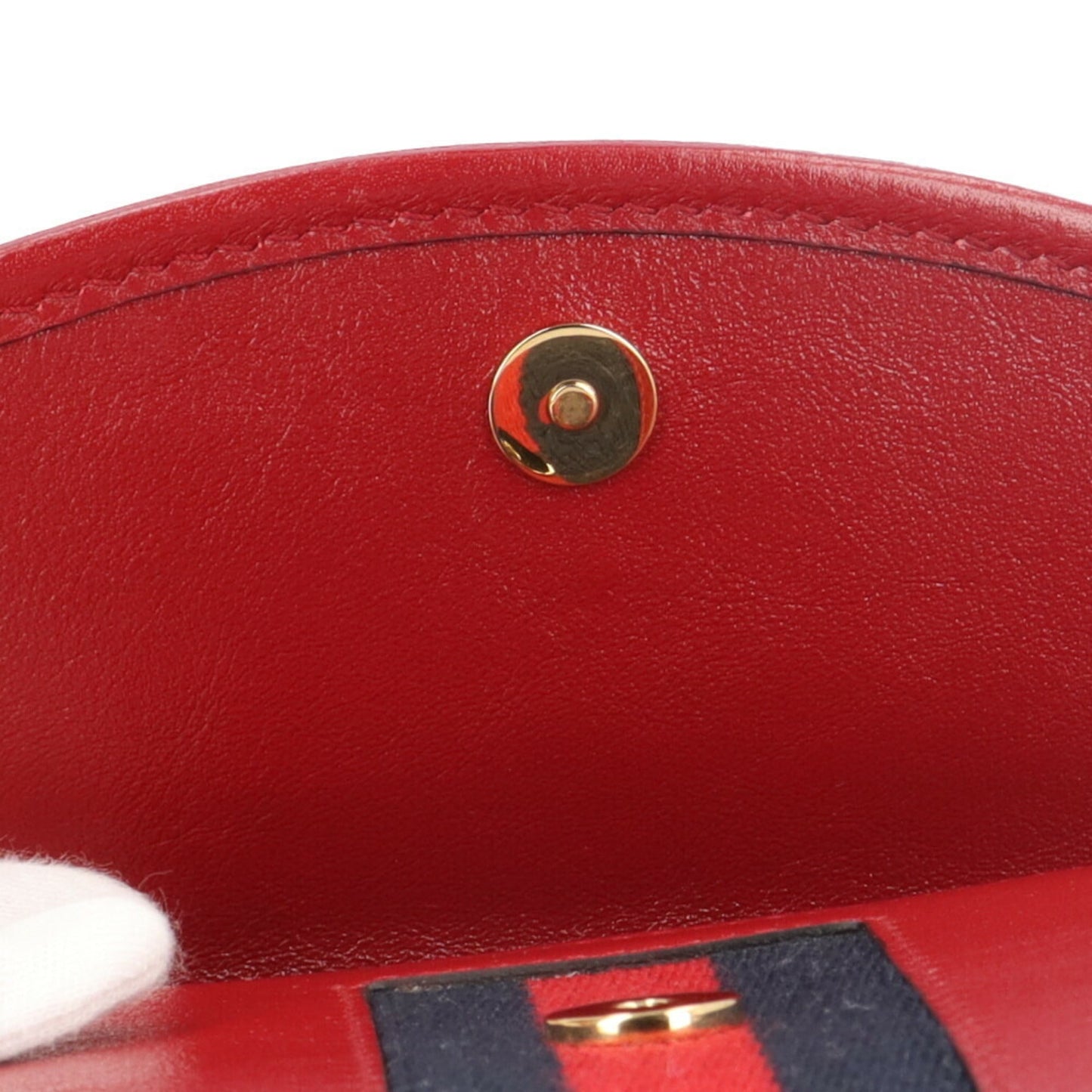 Gucci Red Color Leather Shoulder Bag ( )