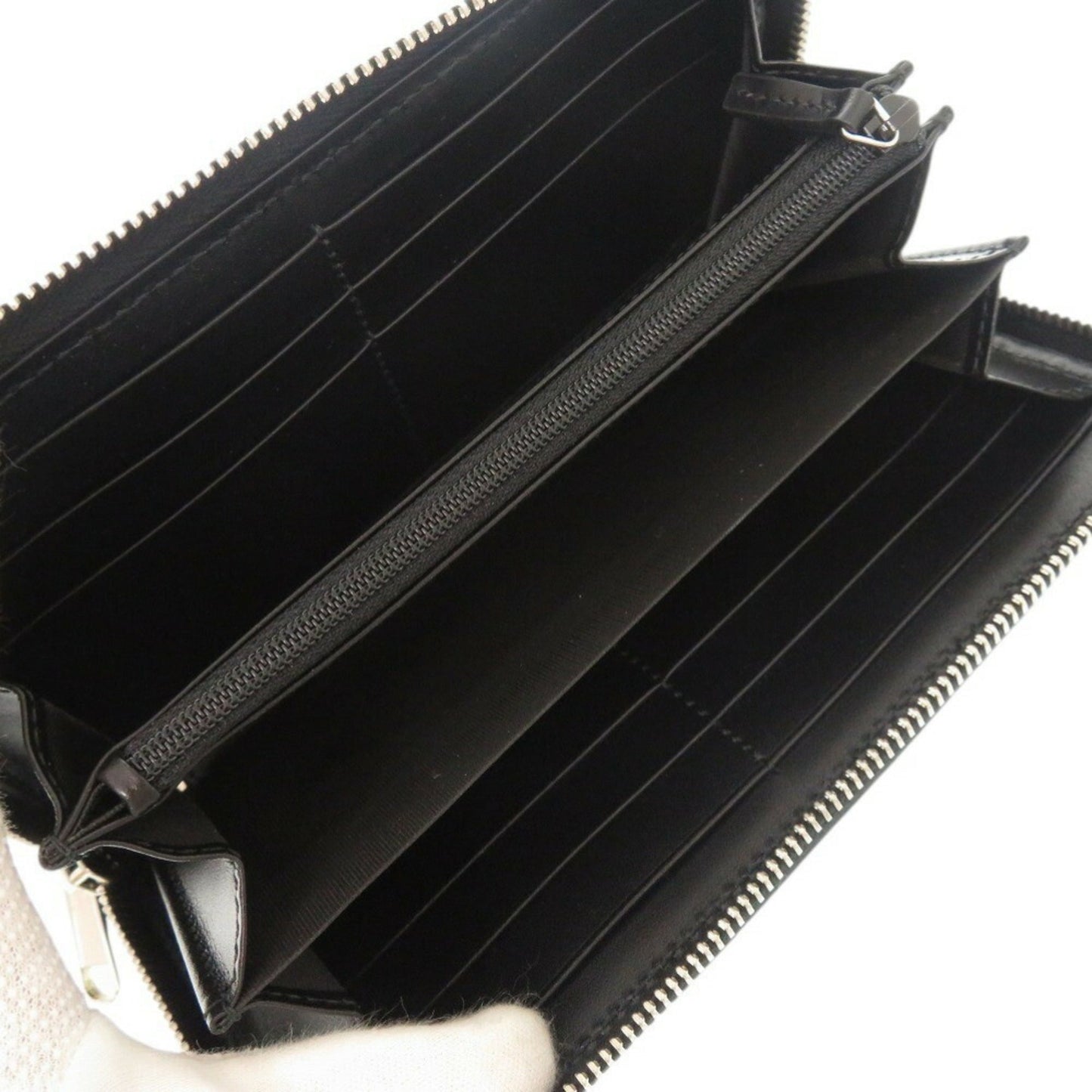 Gucci Black Leather Long Wallet (Bi-Fold) ( )