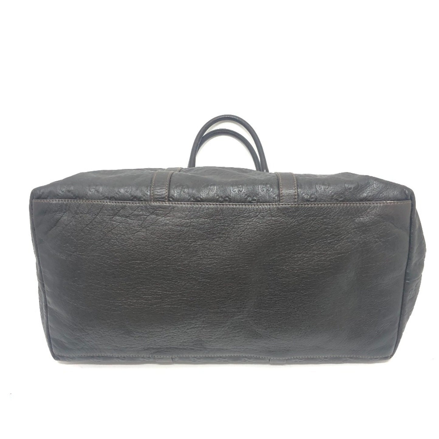 Gucci Brown Leather Handbag Tote Bag ( )
