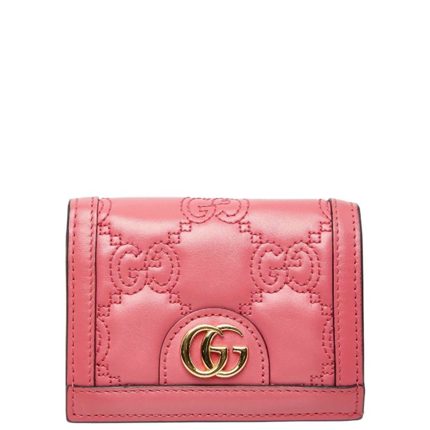 Gucci Pink Leather Wallet (Bi-Fold) ( )
