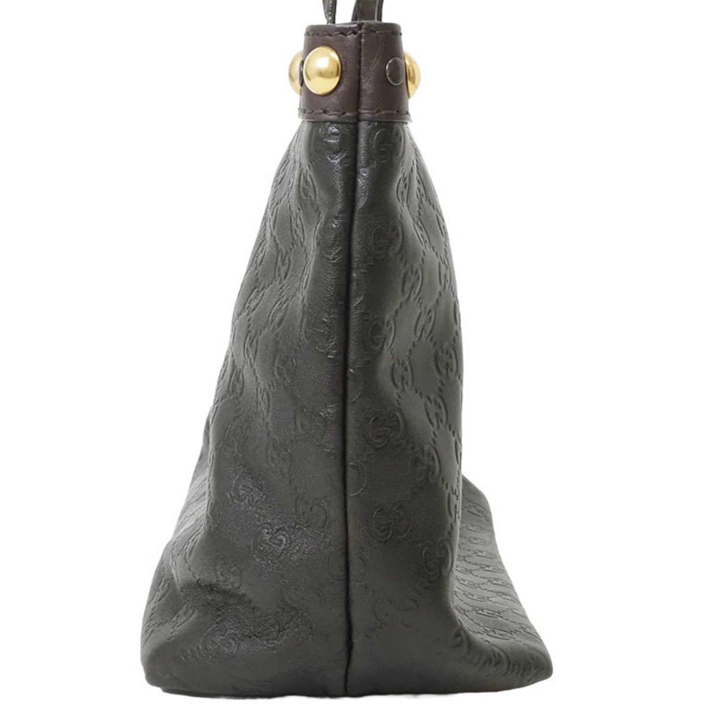 Gucci Guccissima Brown Leather Shoulder Bag Tote Bag ( )