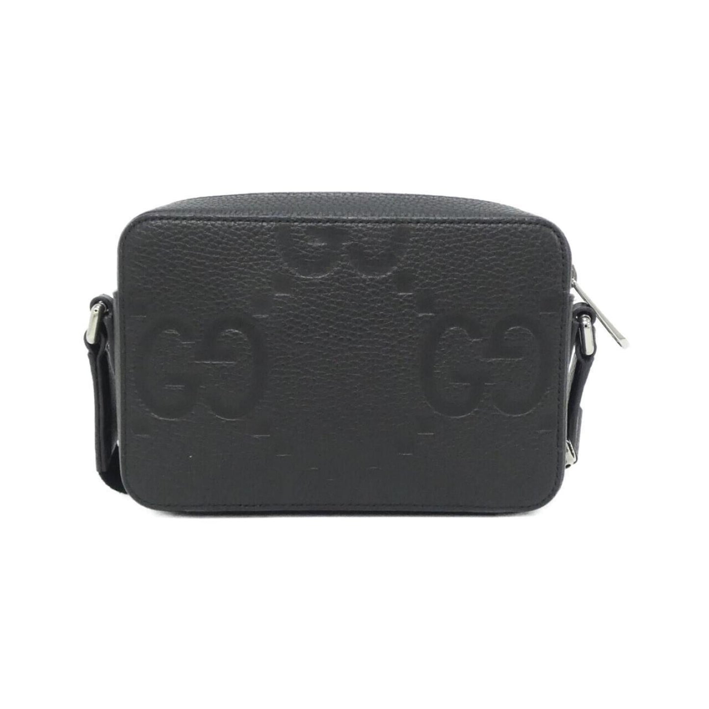 Gucci Black Gg Leather Shoulder Bag ( )