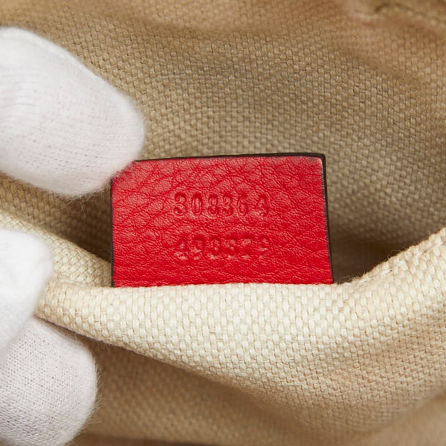 Gucci Red Color Leather Shoulder Bag ( )