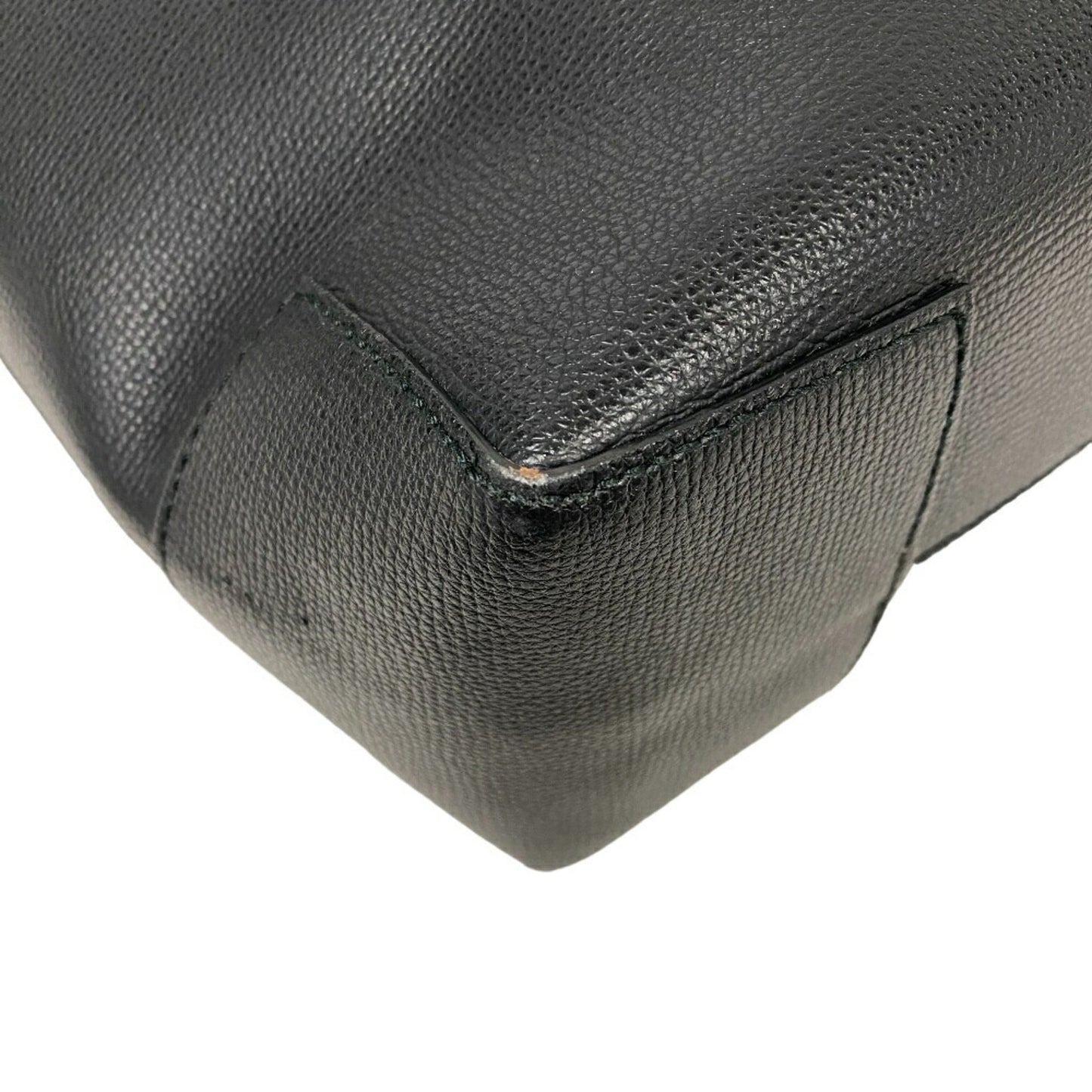 Burberry Black Brown Pvc Leather Tote Bag ( )