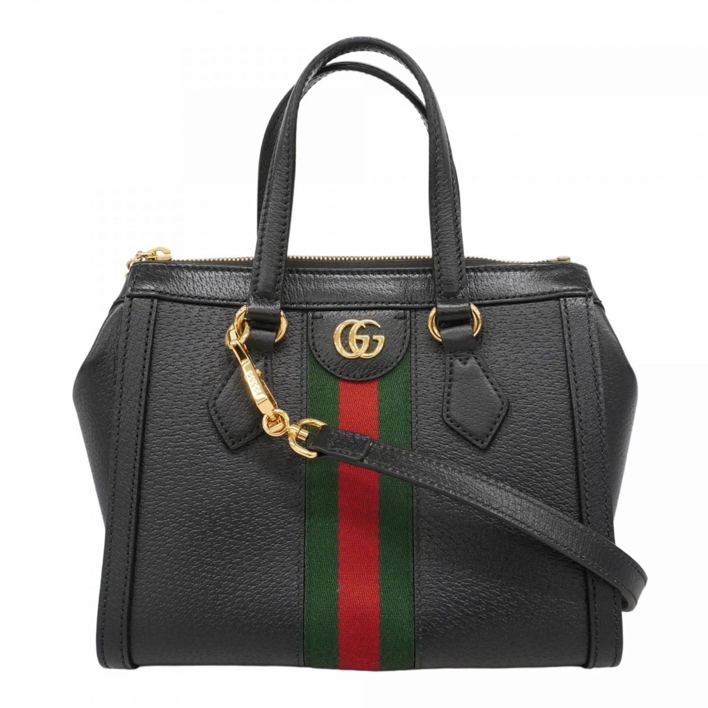 Gucci Black Leather Handbag ( )