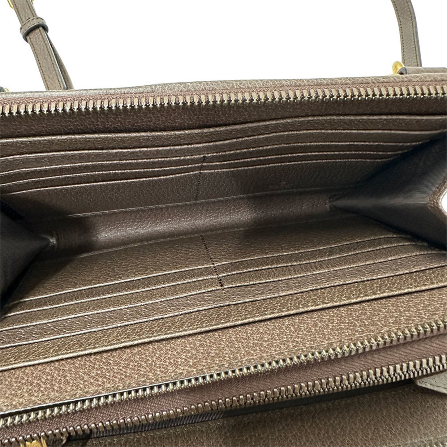 Gucci Beige Gray Gg Supreme Handbag Shoulder Bag ( )