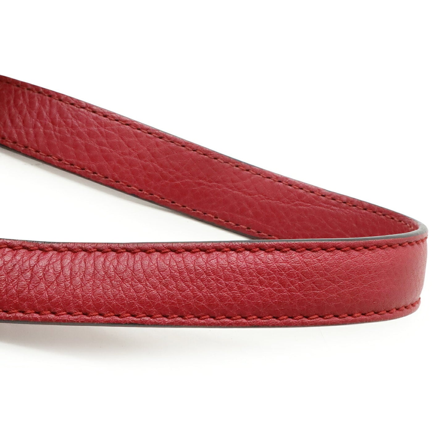 Gucci Red Color Bamboo Leather Backpack Shoulder Bag ( )