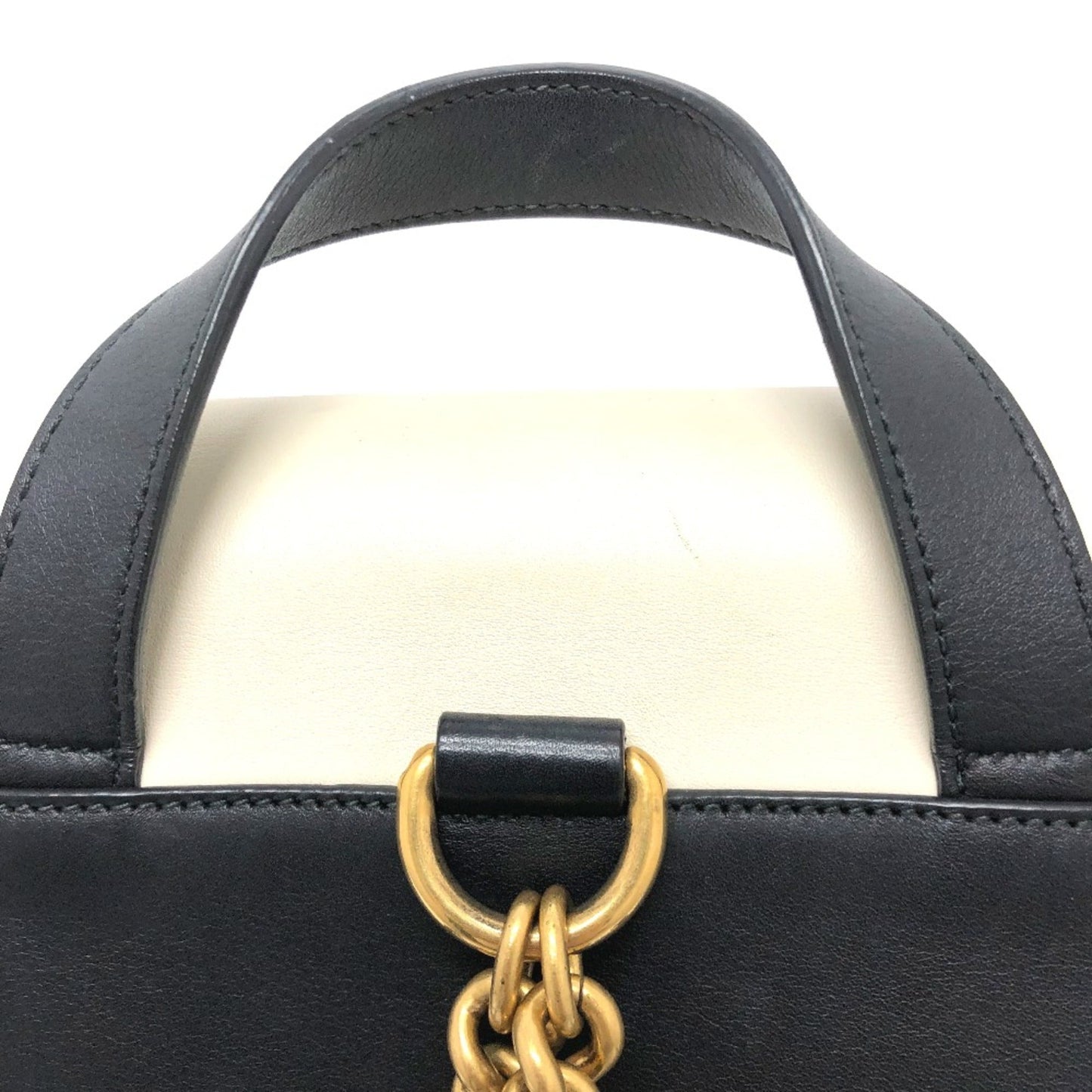 Gucci Black Leather Backpack ( )
