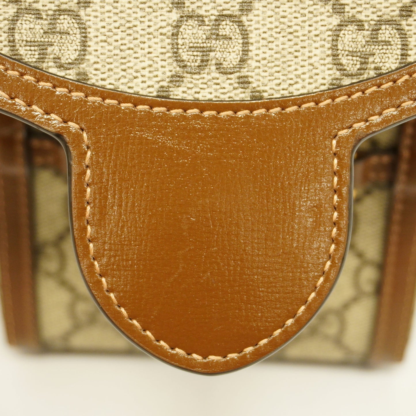 GUCCI Auth  Horsebit 625615 Women's GG Supreme Shoulder Bag Beige,Brown