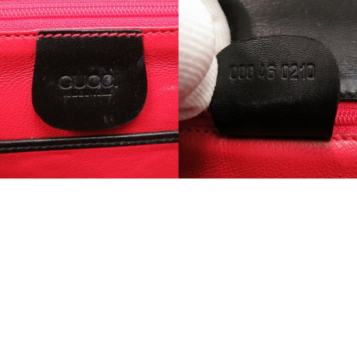 Gucci Black Leather Handbag ( )