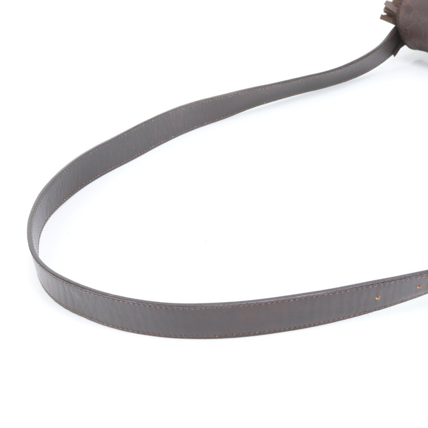 Gucci Brown Leather Shoulder Bag ( )