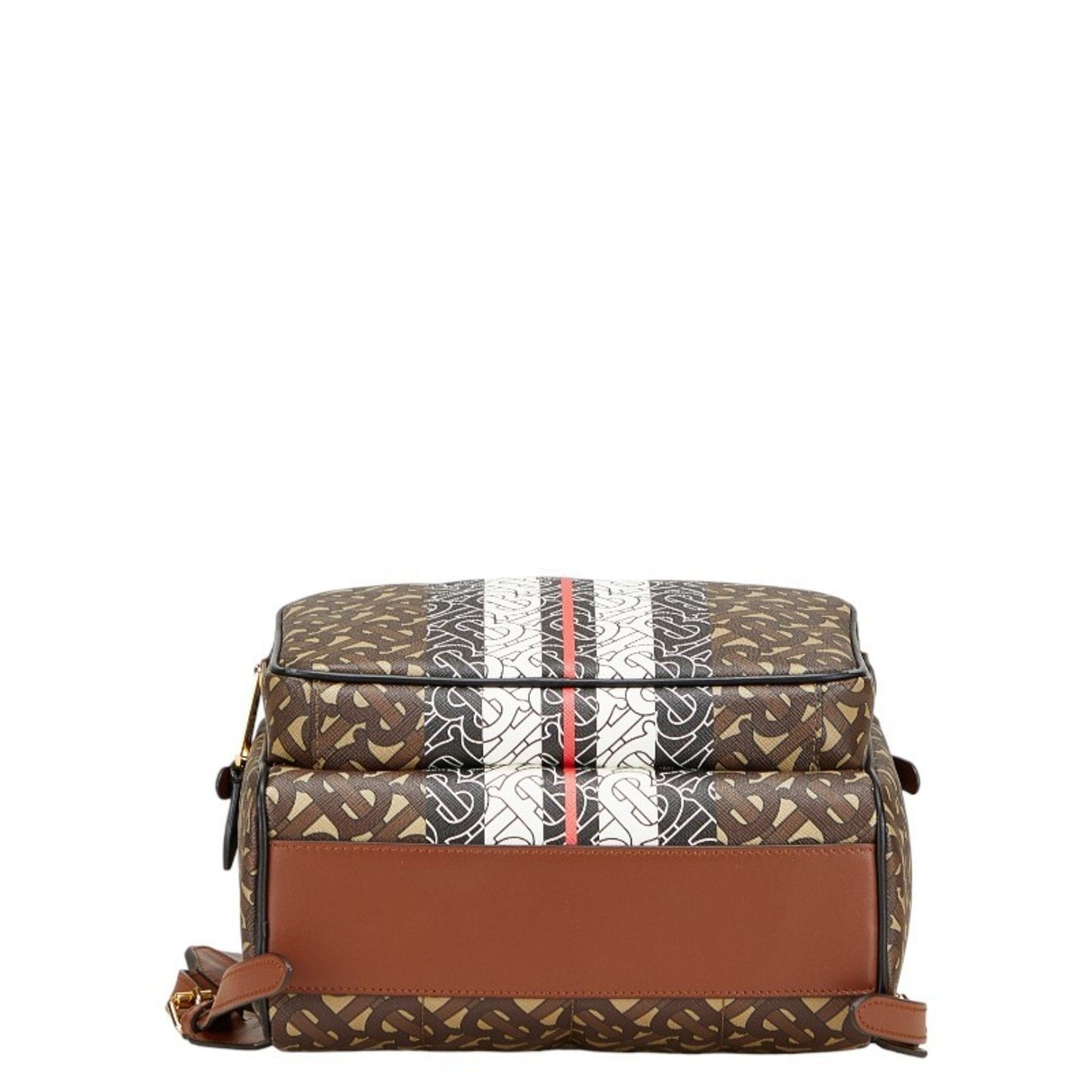 Burberry Brown Pvc Leather Backpack ( )
