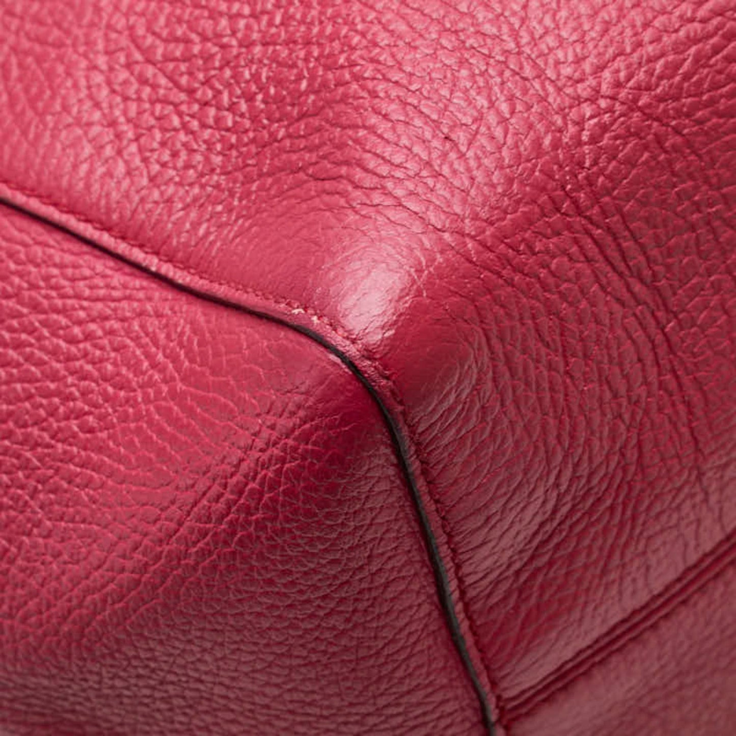 Gucci Pink Leather Shoulder Bag Tote Bag ( )