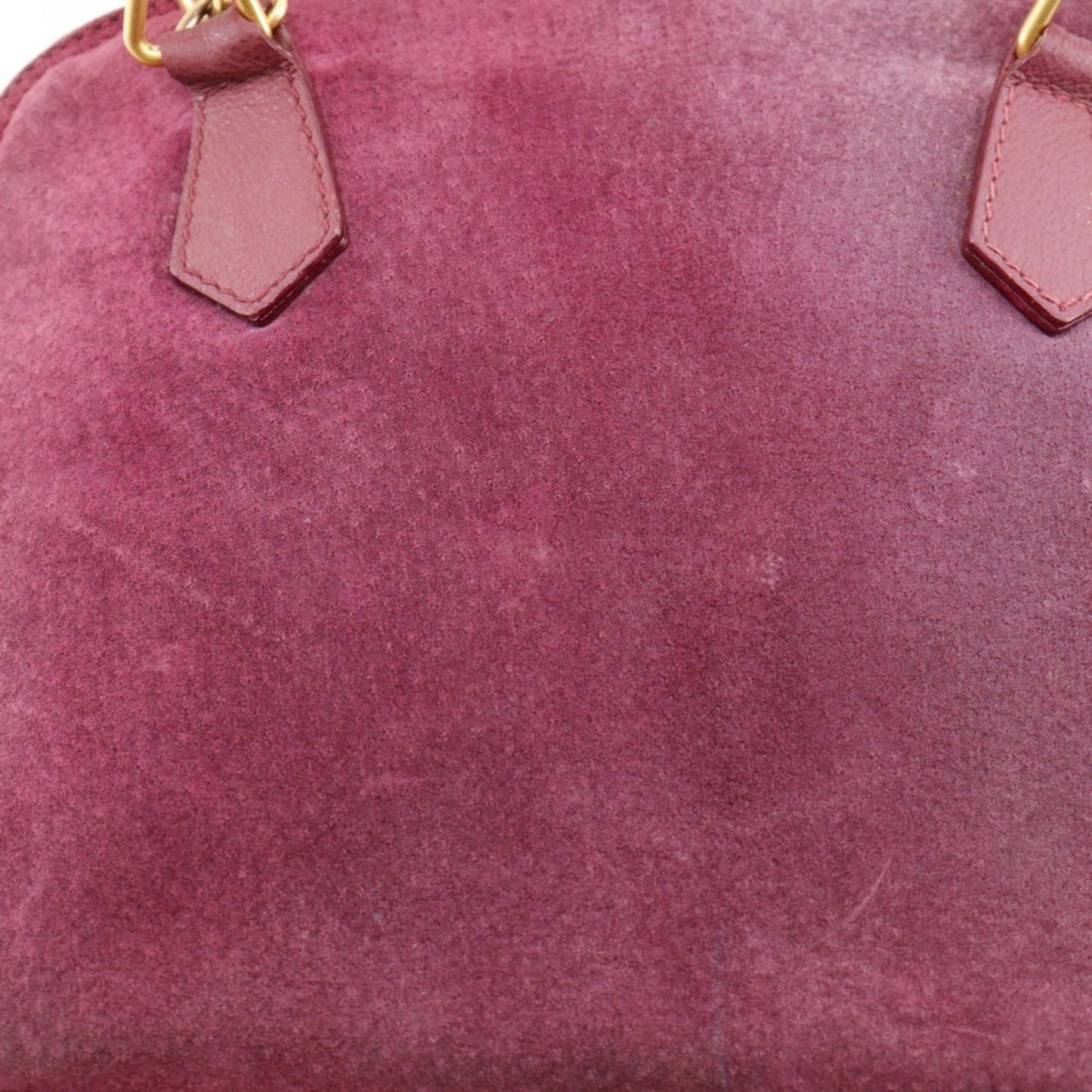 Gucci Purple Suede Handbag ( )