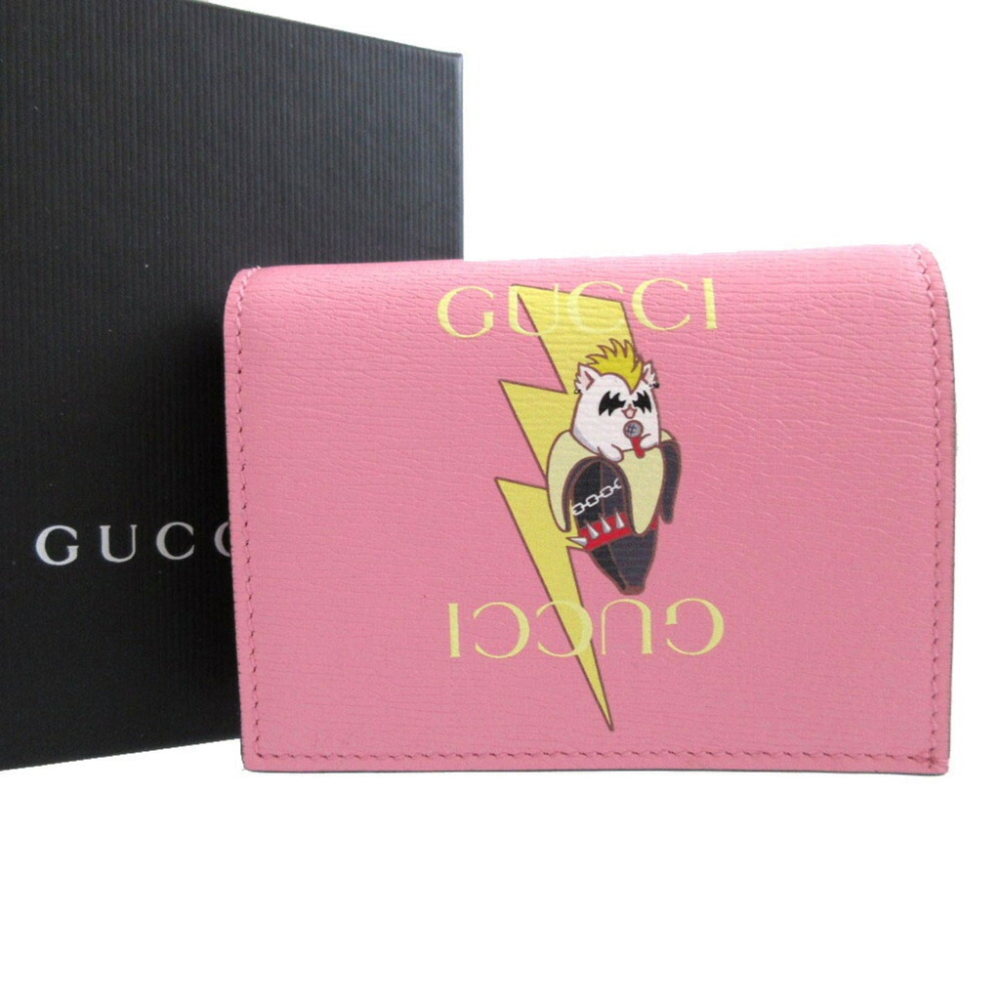 Gucci Pink Leather Wallet (Bi-Fold) ( )