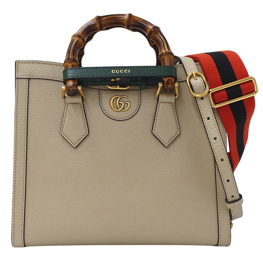 Gucci Beige Leather Handbag Shoulder Bag ( )
