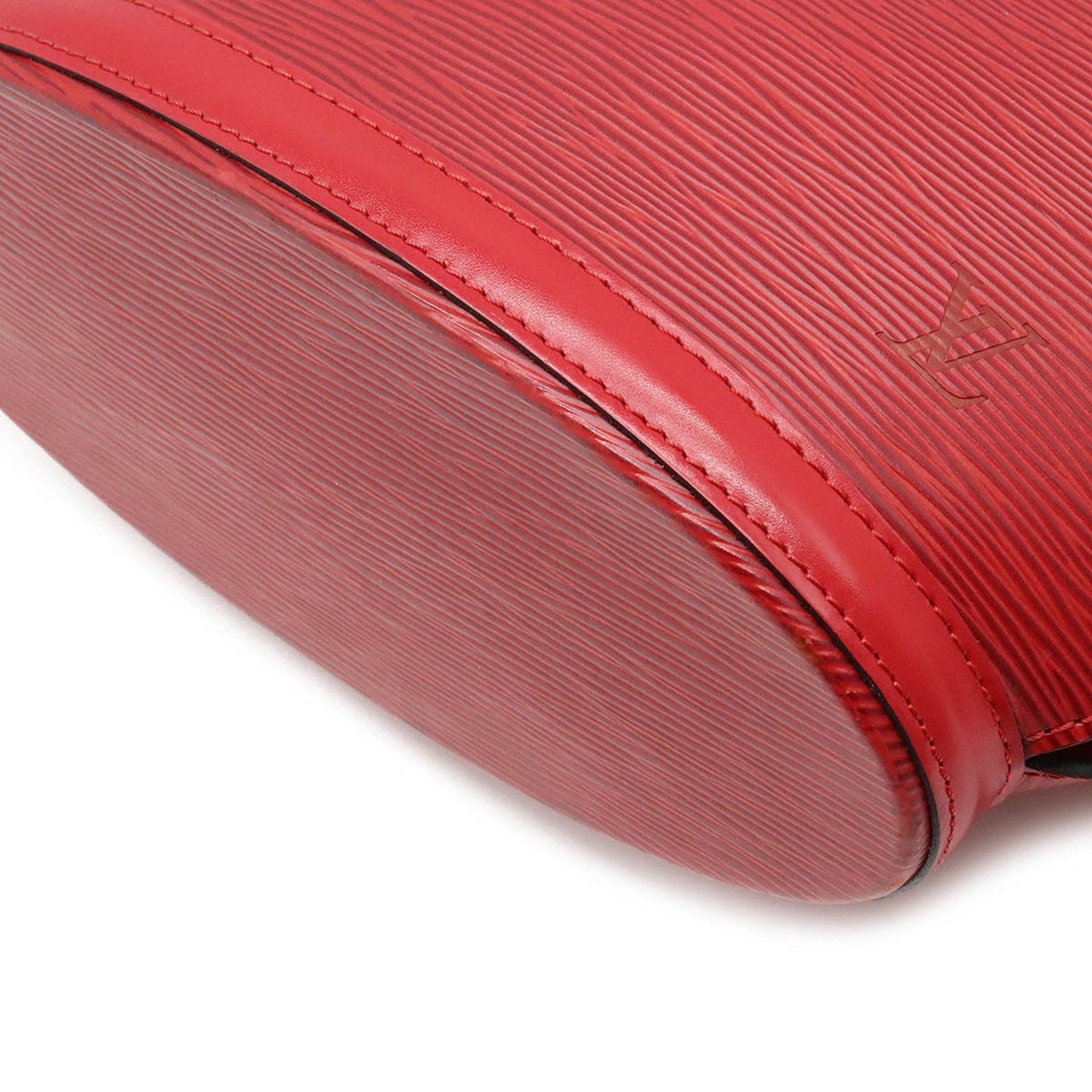 LOUIS VUITTON Epi Saint-Jacques Poigner Long Tote Bag Shoulder Leather Castilian Red M52337