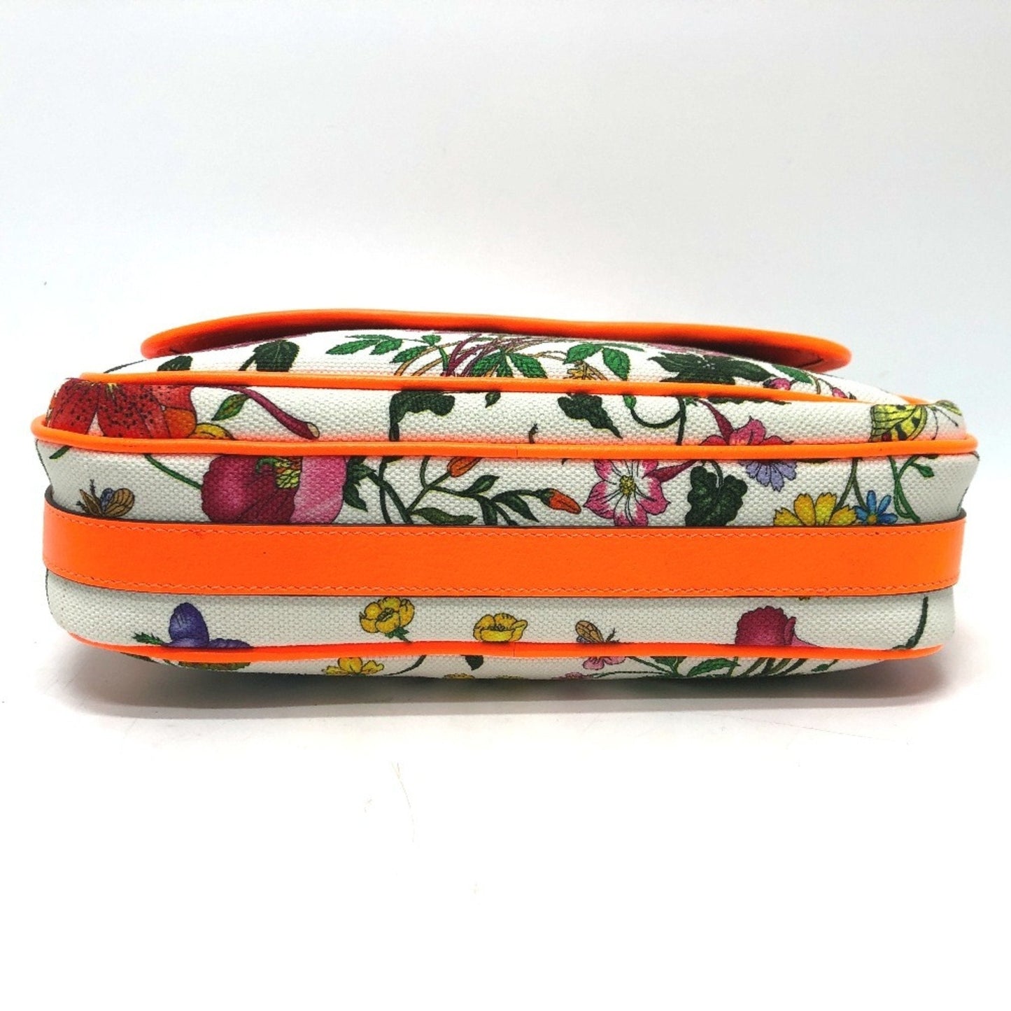 Gucci Multi-Color Canvas Leather Shoulder Bag ( )