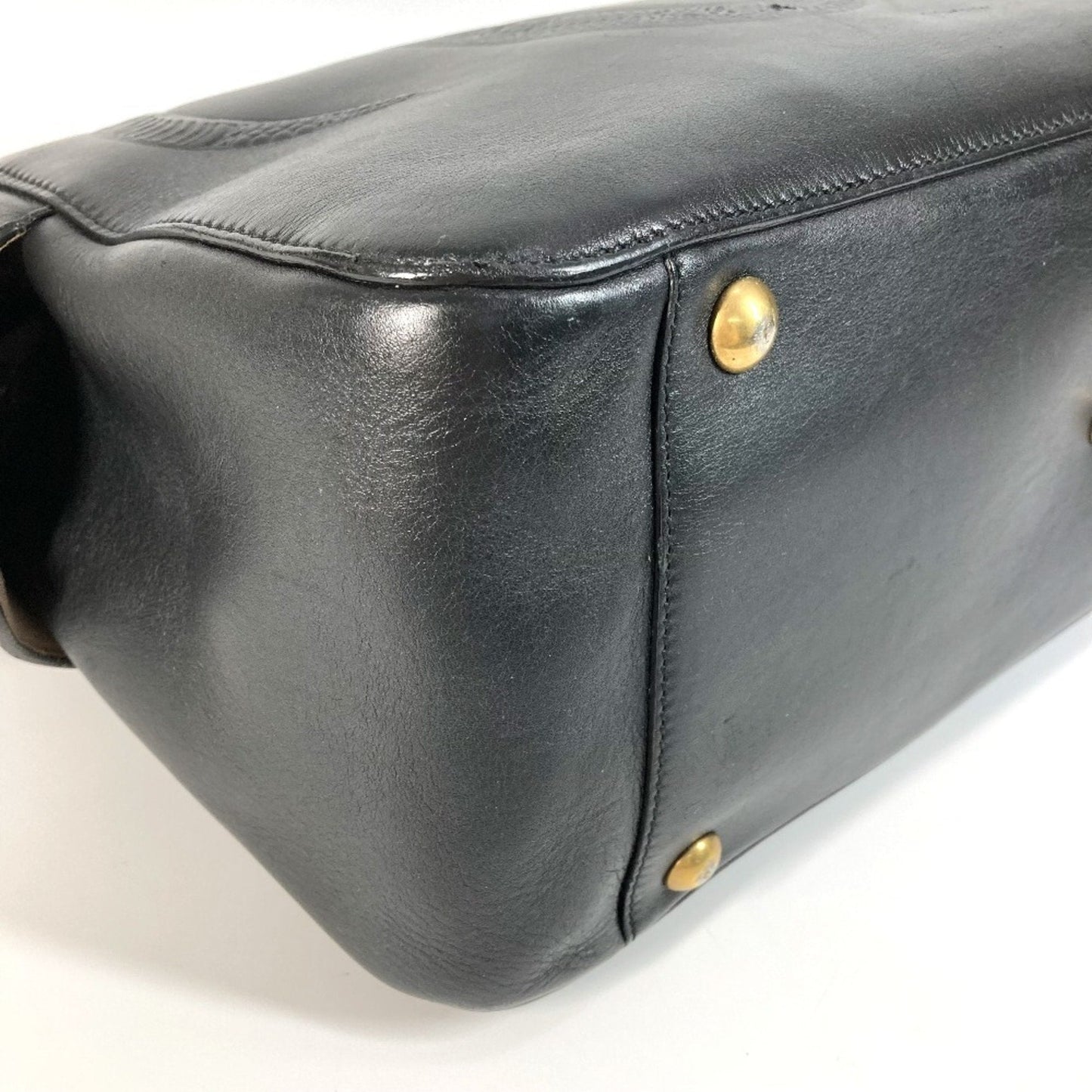 Gucci Black Leather Boston Bag Shoulder Bag ( )
