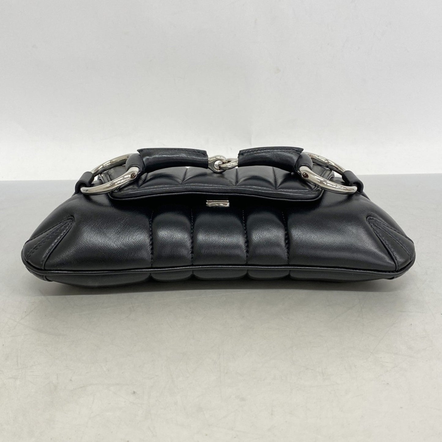 Gucci Black Leather Handbag ( )
