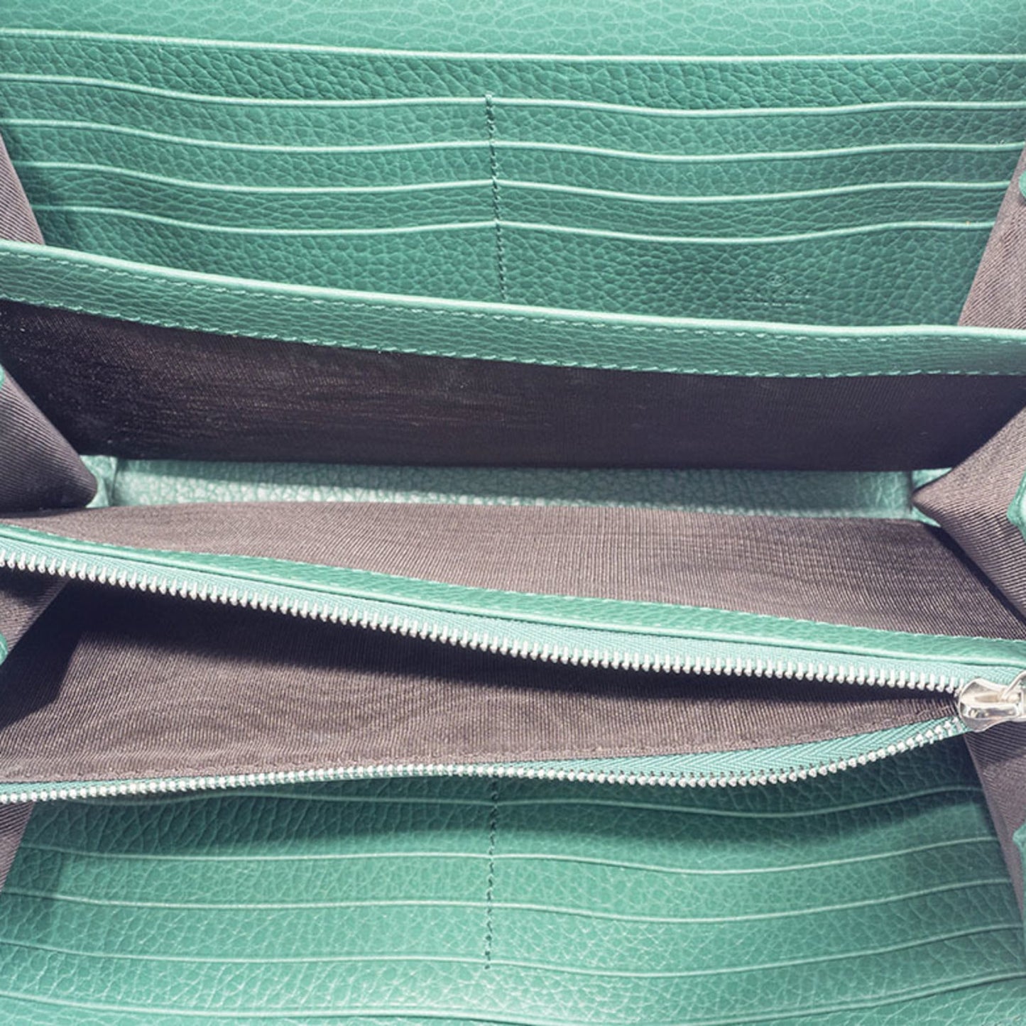 Gucci Green Leather Shoulder Bag ( )