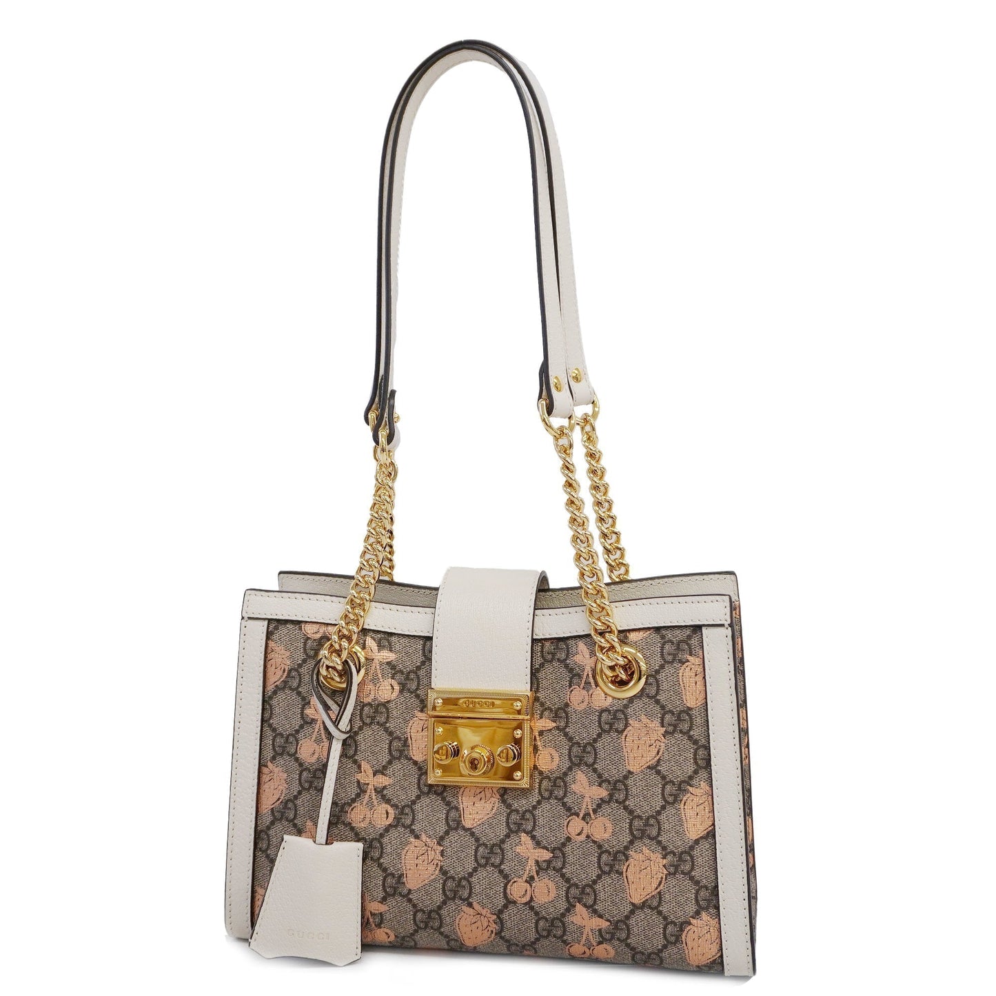 GUCCI Auth  Padlock Shoulder Bag 498156 Women's GG Supreme,Leather Shoulder Bag