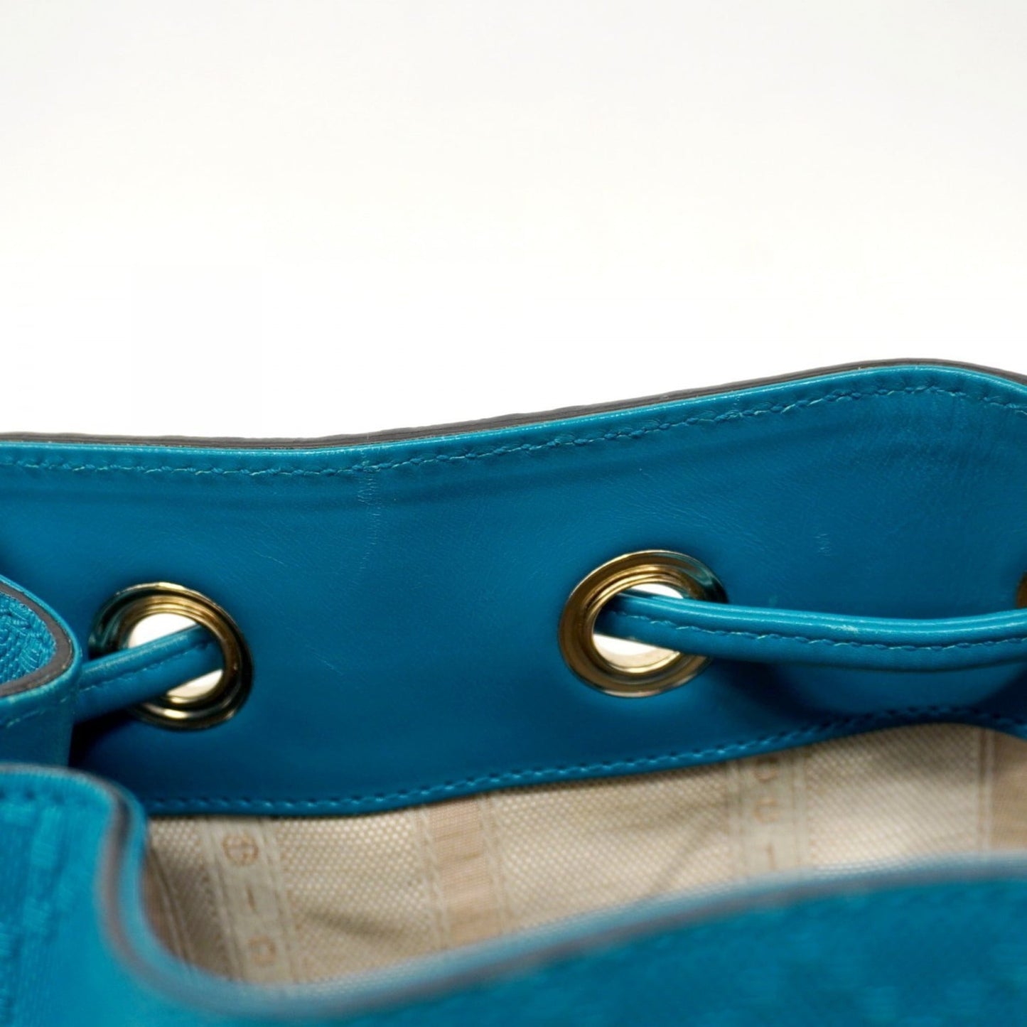 Gucci Blue Leather Shoulder Bag ( )