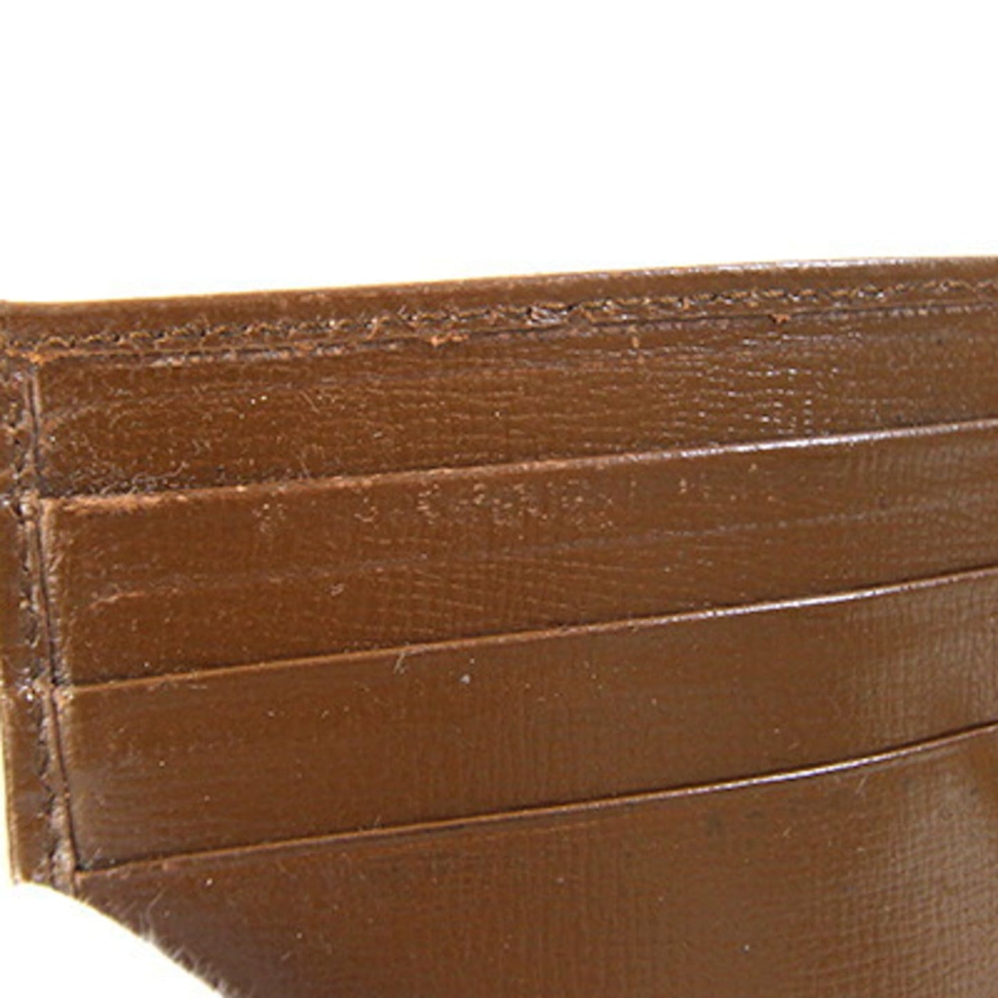 Gucci Beige Brown Gg Supreme Leather Wallet (Bi-Fold) ( )