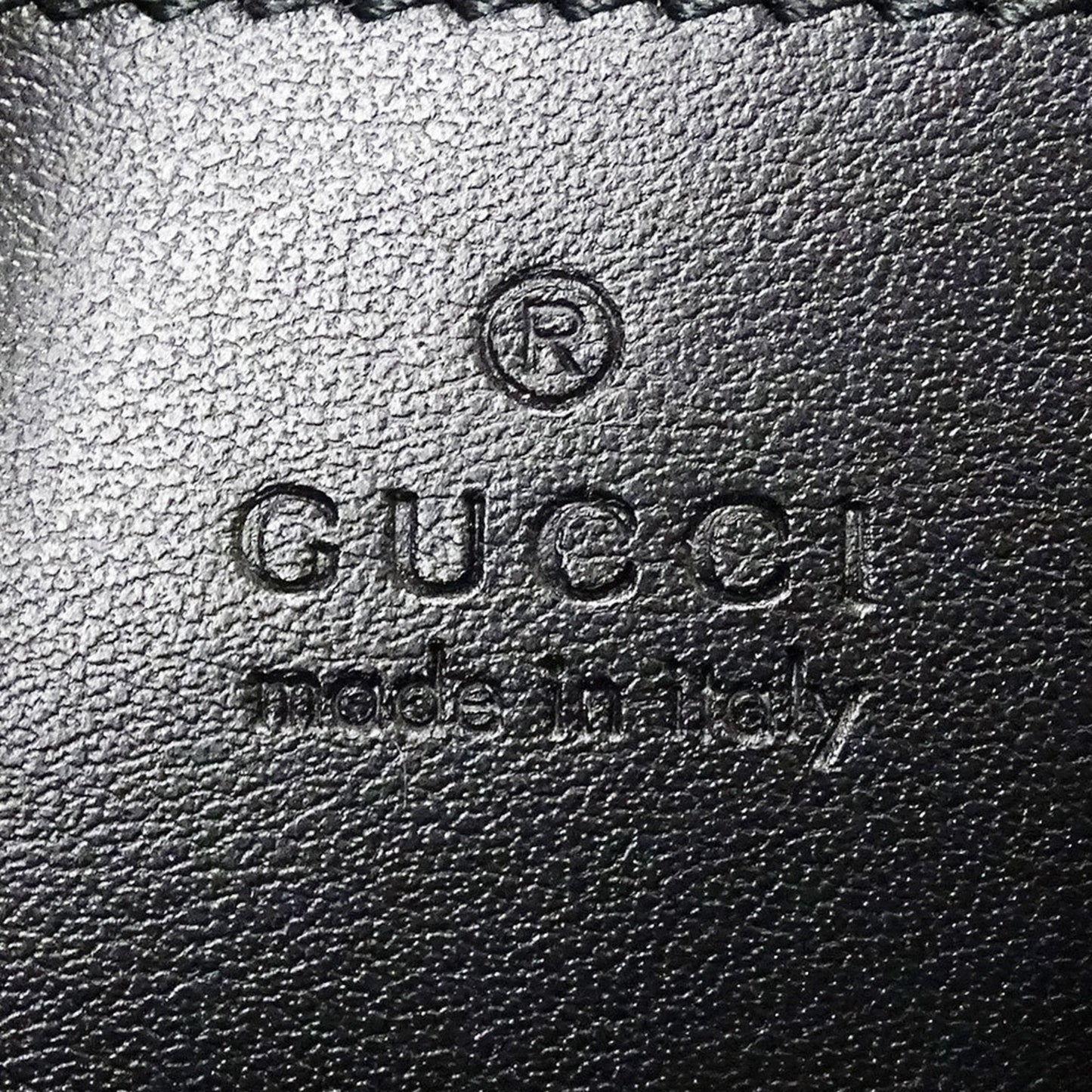 Gucci Black Leather Shoulder Bag ( )