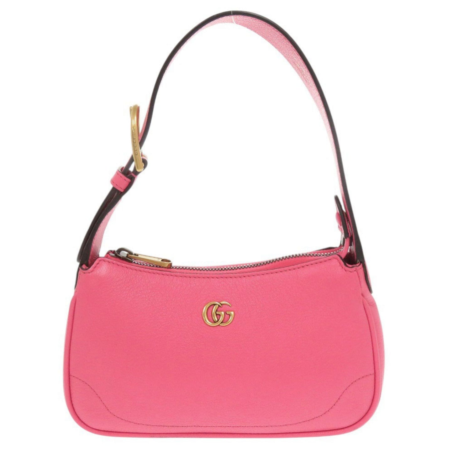 Gucci Pink Leather Handbag Shoulder Bag ( )