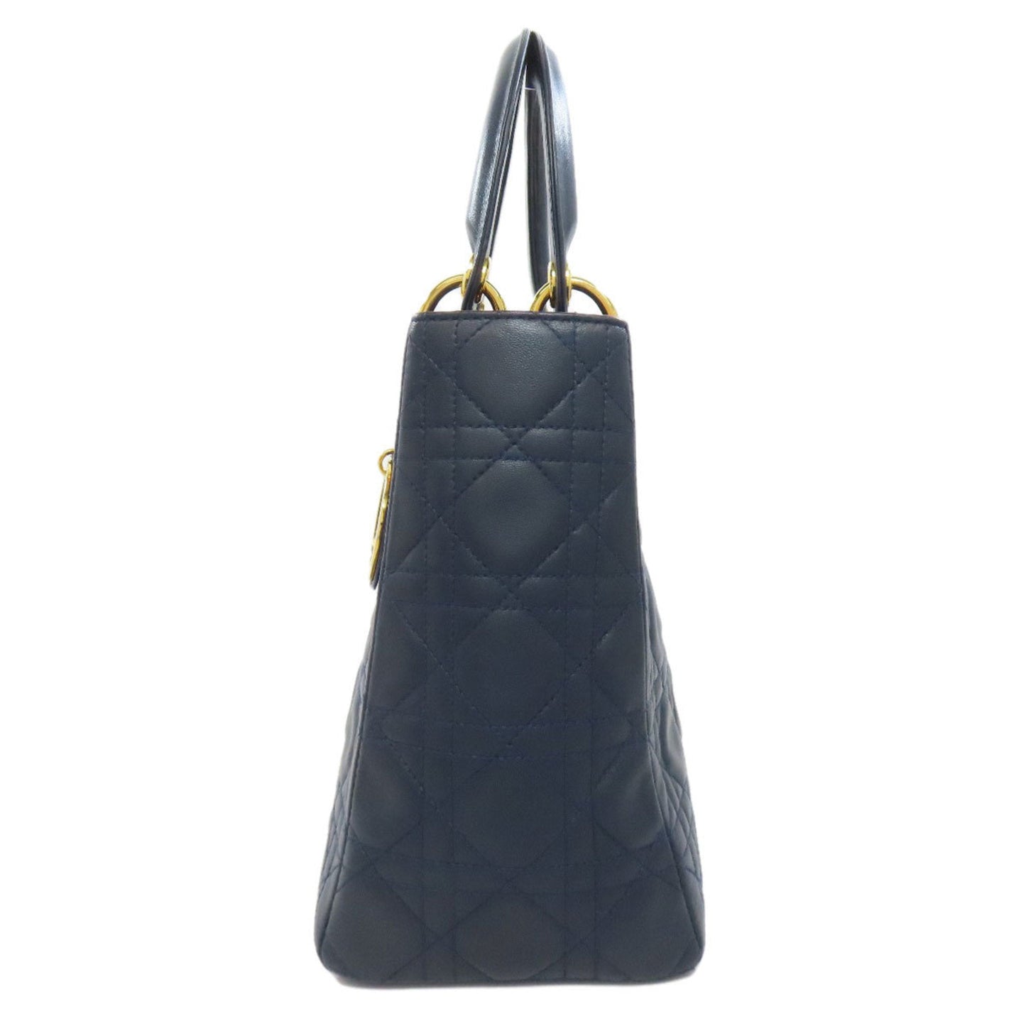 Christian Dior Navy Leather Handbag ()