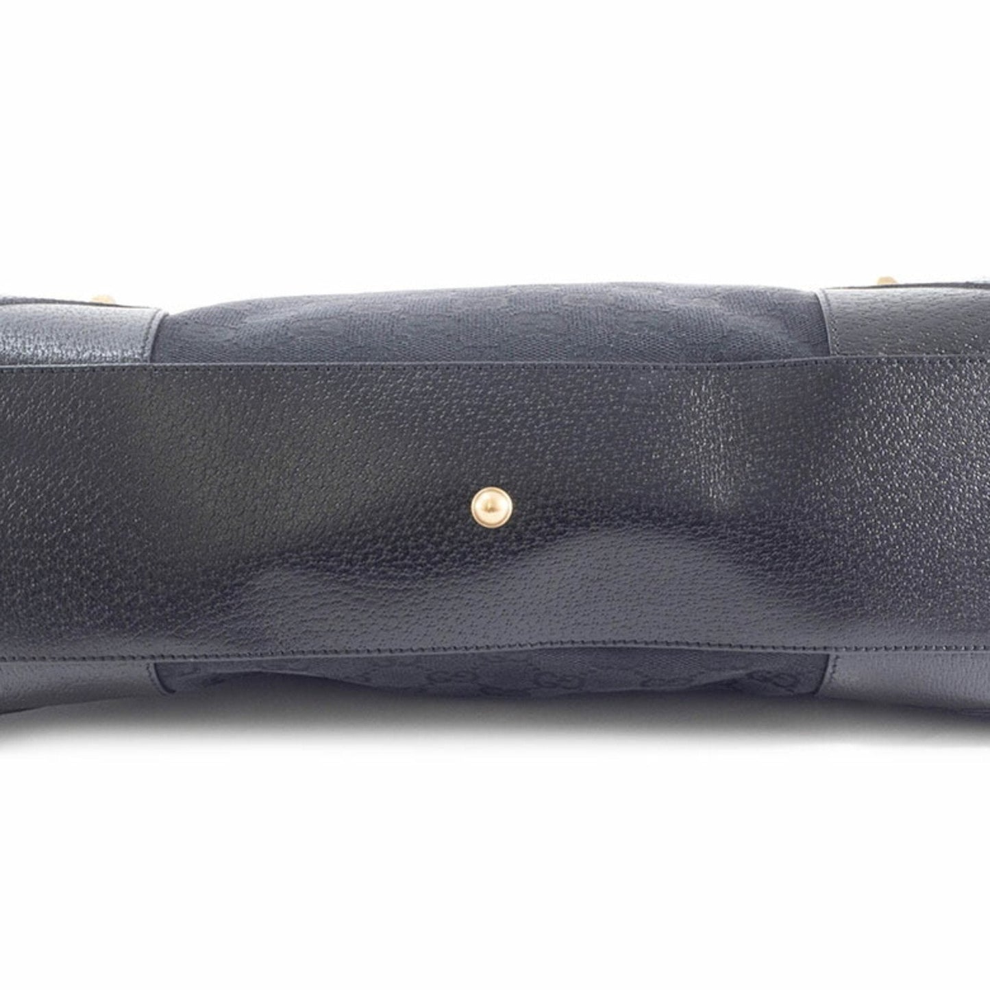 Gucci Gg Canvas Black Gg Canvas Leather Tote Bag ( )