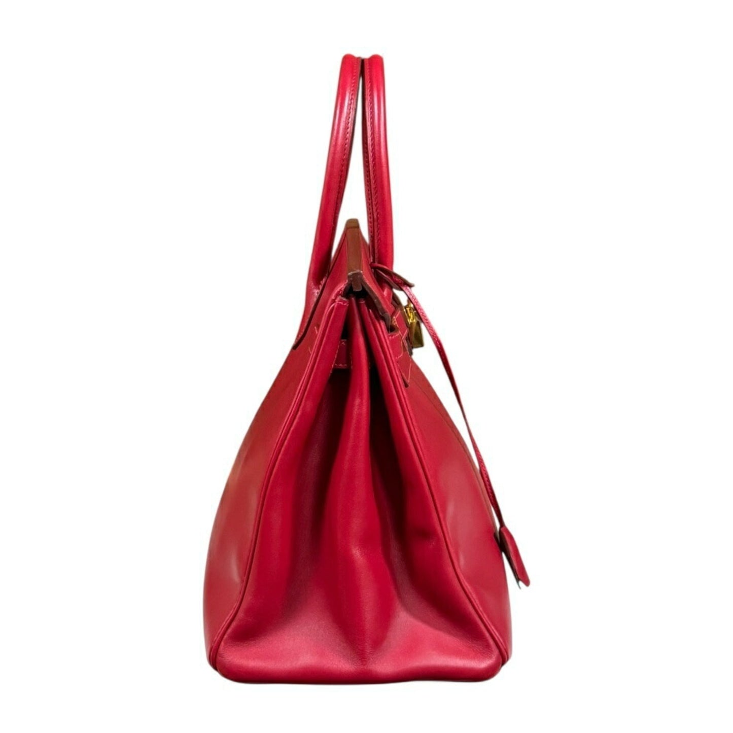 Hermes Red Color Swift Leather Handbag ( )