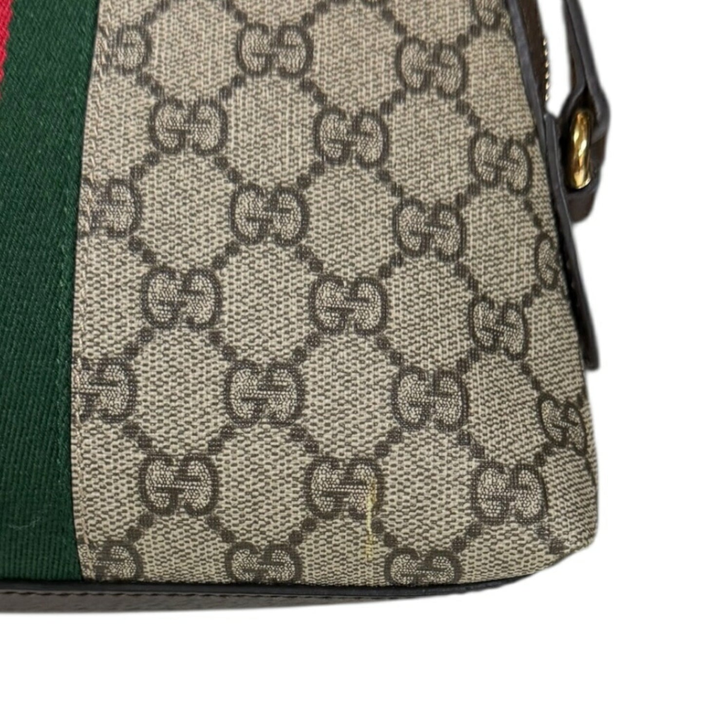 Gucci Ophidia Beige Brown Gg Supreme Shoulder Bag ( )