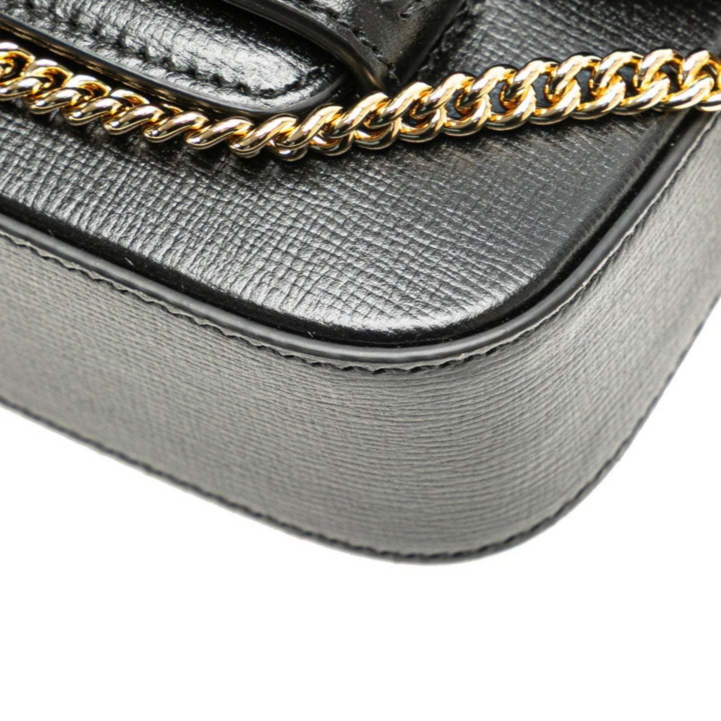 Gucci Black Pvc Leather Shoulder Bag ( )